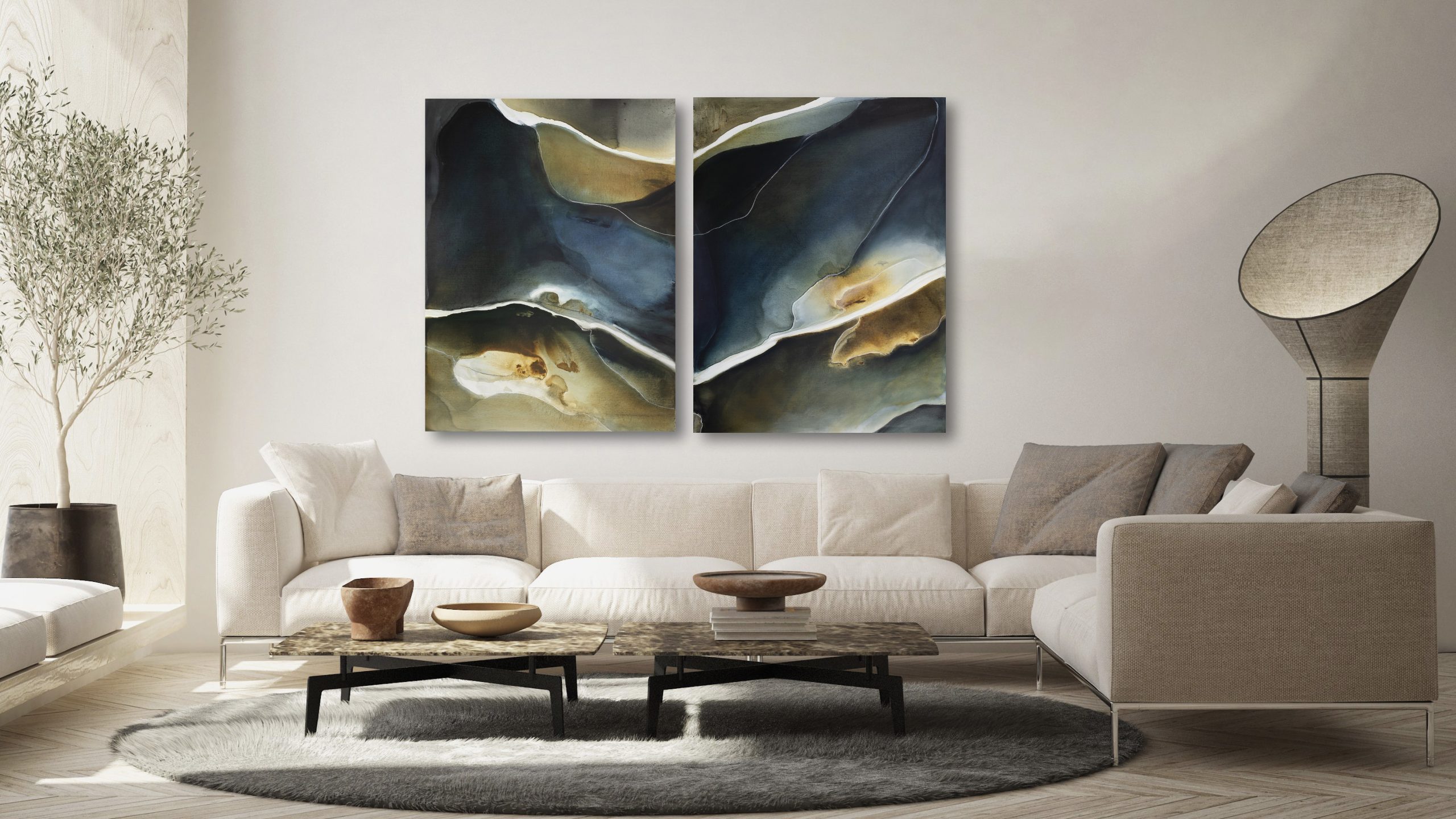 After Dark (diptych)***