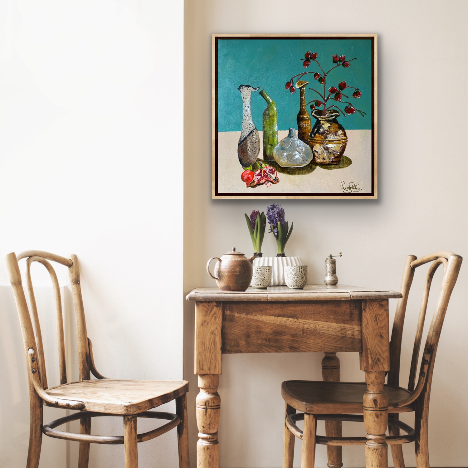 Pomengranate And Gum Nuts Insitu4 Wendy Peters