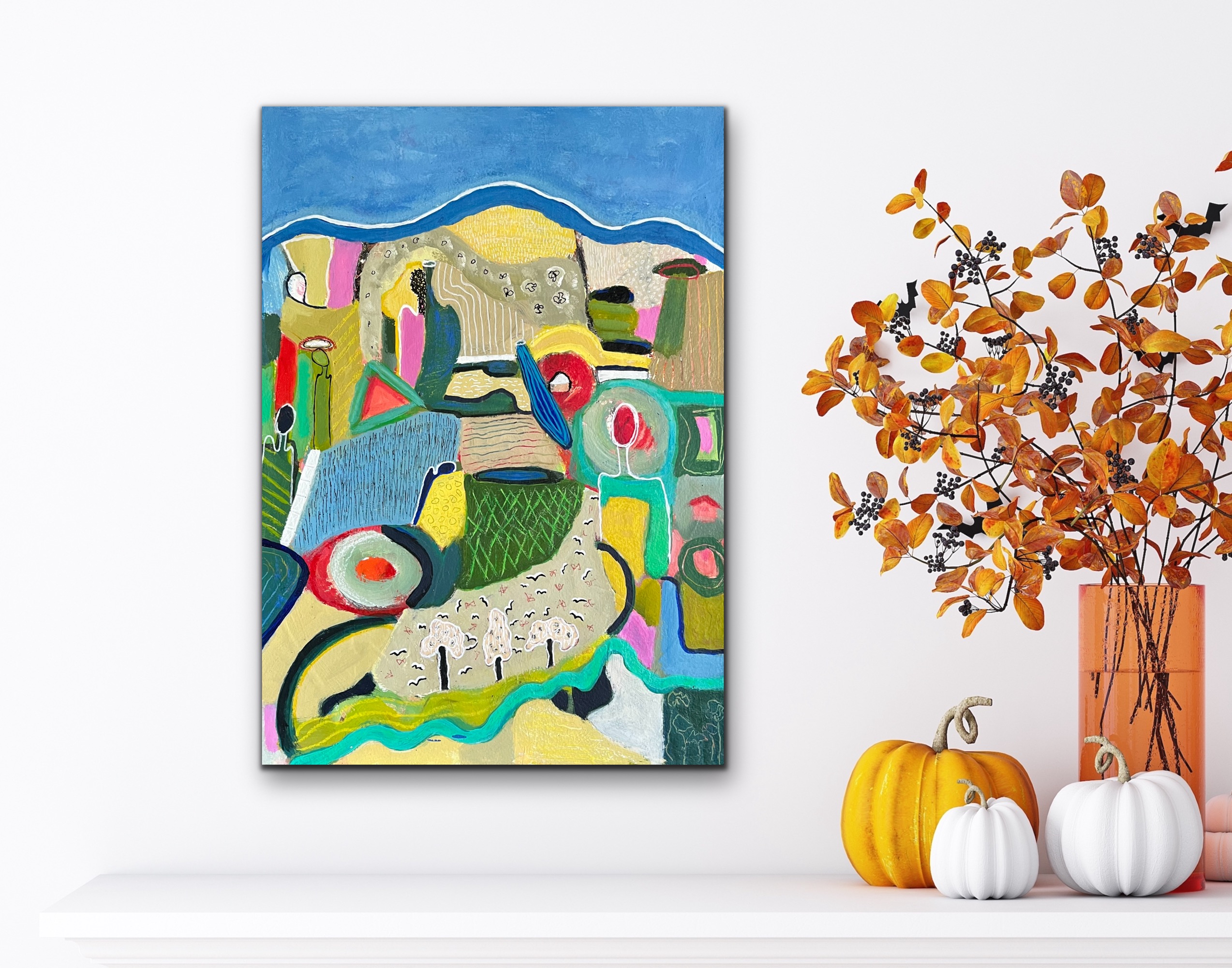 Winds Of Change And Interconnectedness3 Insitu White Wall