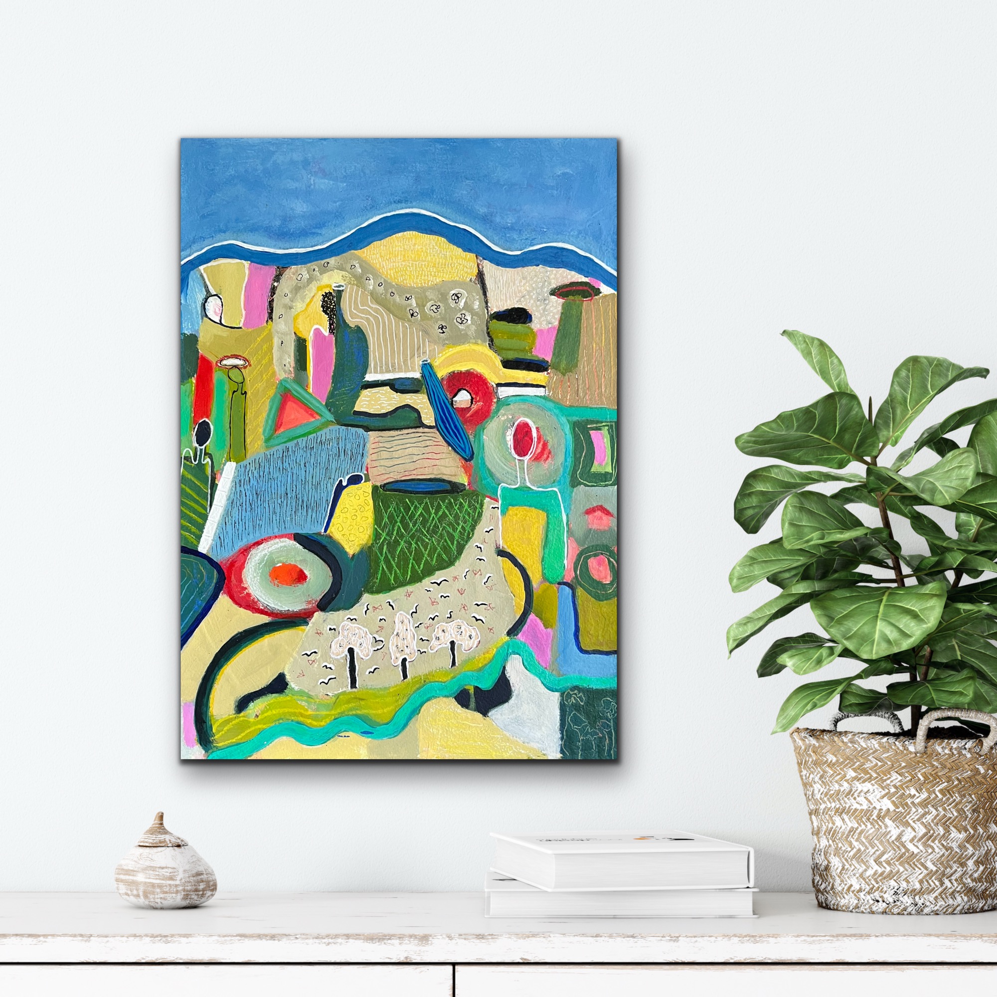 Winds Of Change And Interconnectedness 3 Insitu With Plant