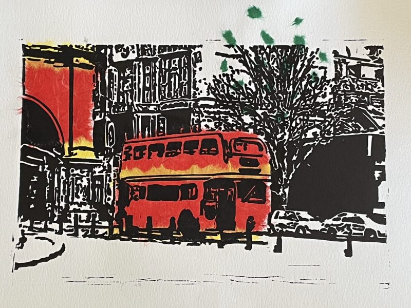 **LAST PRINT AVAILABLE*** London Bus 2 – Limited Edition