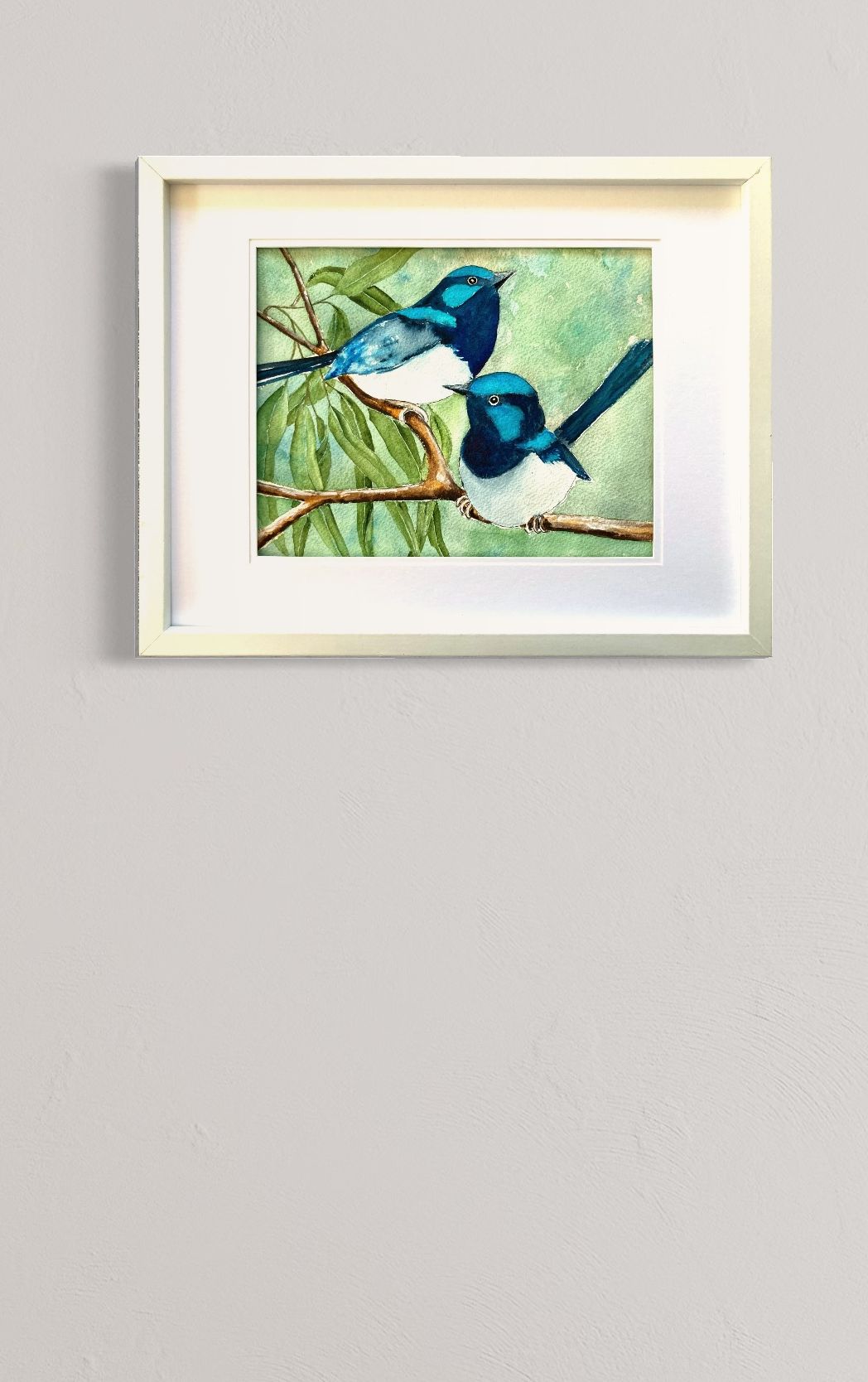 Mbj 404 Blue Fairy Wren Hanging