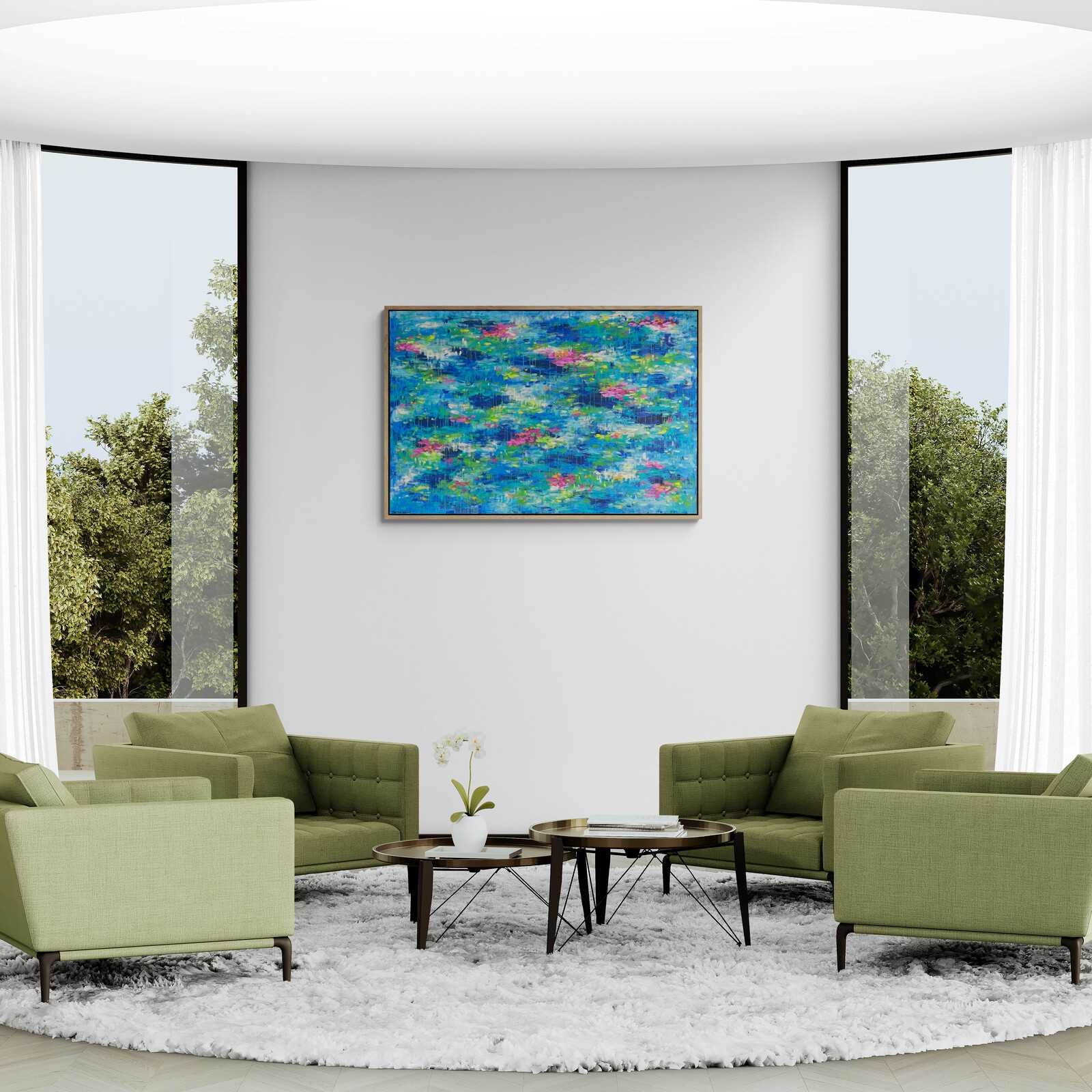 Belinda Nadwie Art Australian Artist The French Pond P2