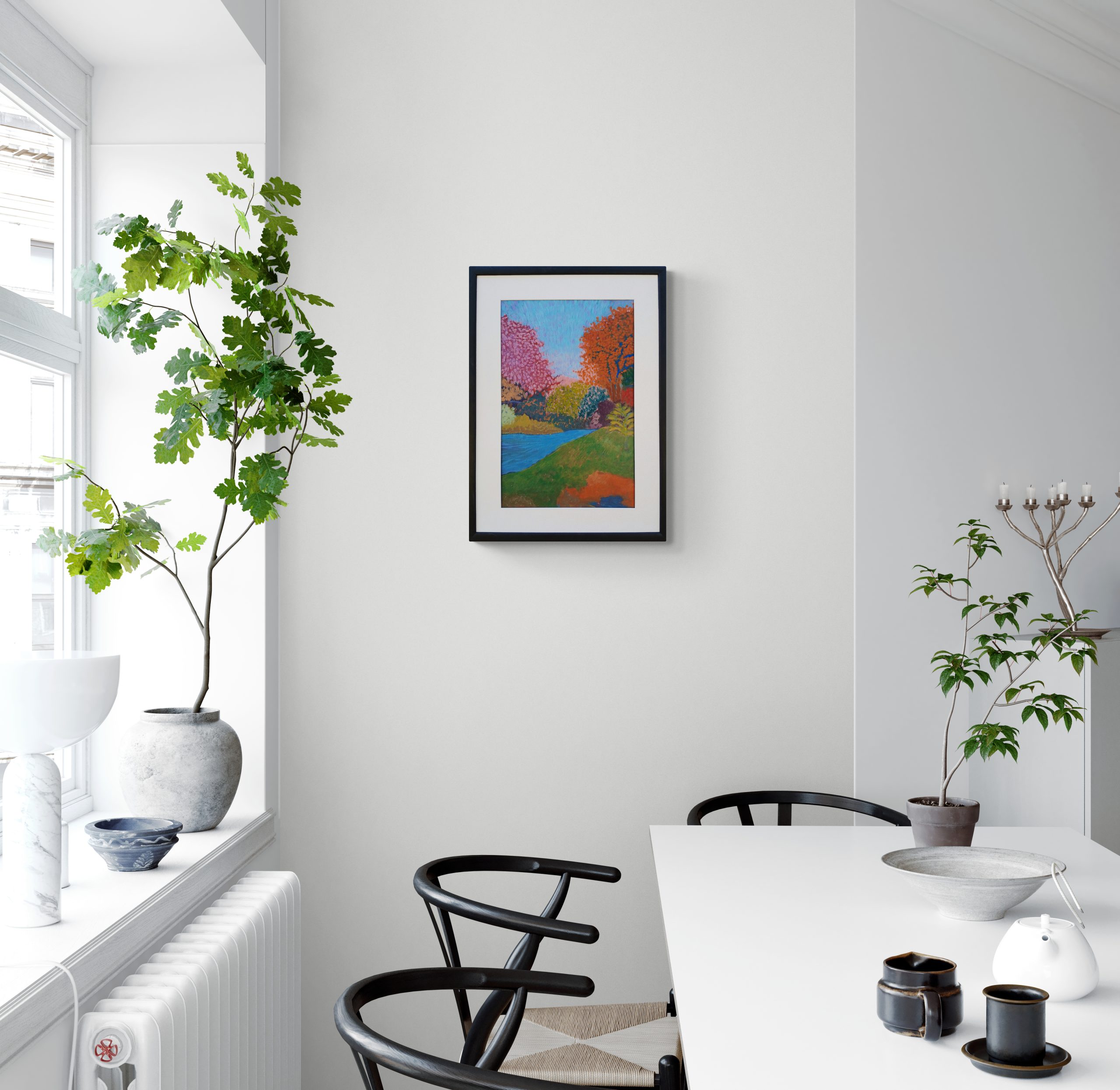 Bright Apartment Dining Room