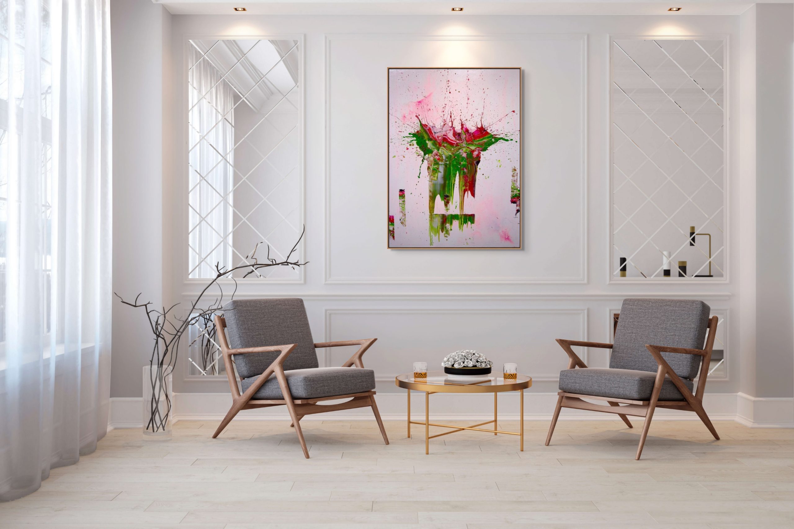 Living Room With Two Armchairs