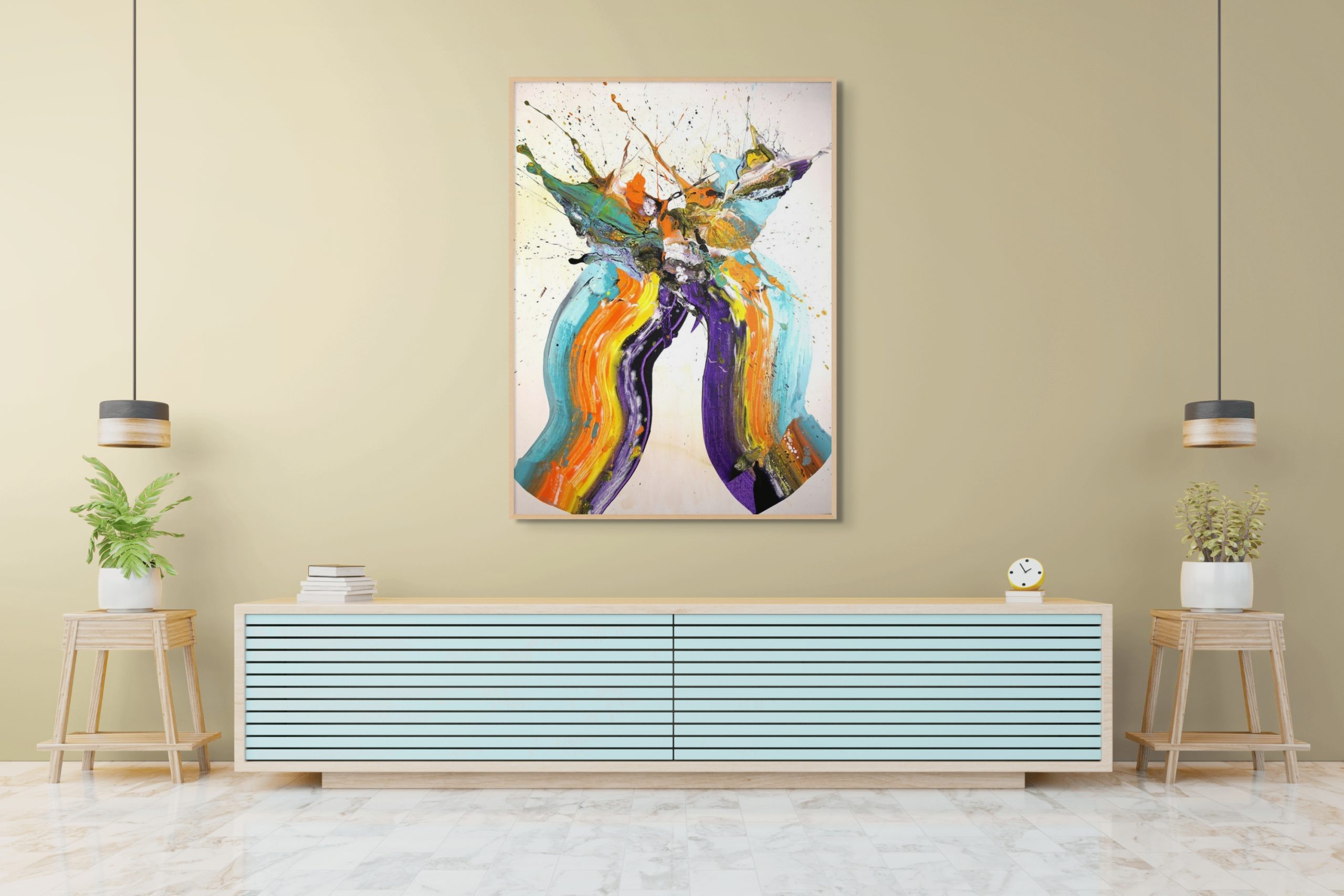 Feature Space With Two Lamps