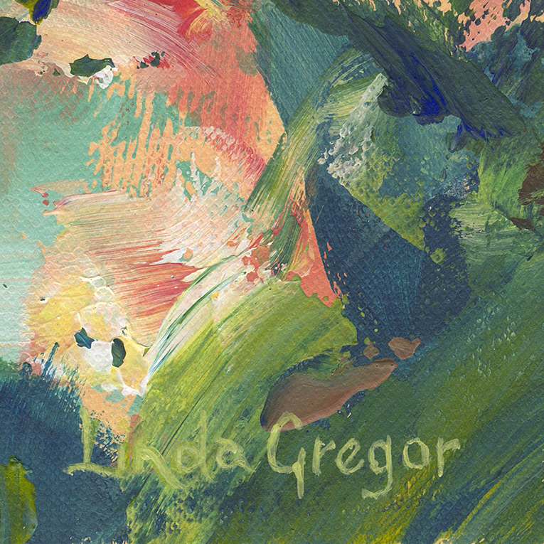 Linda Gregor Light On The Blush Petals Signature