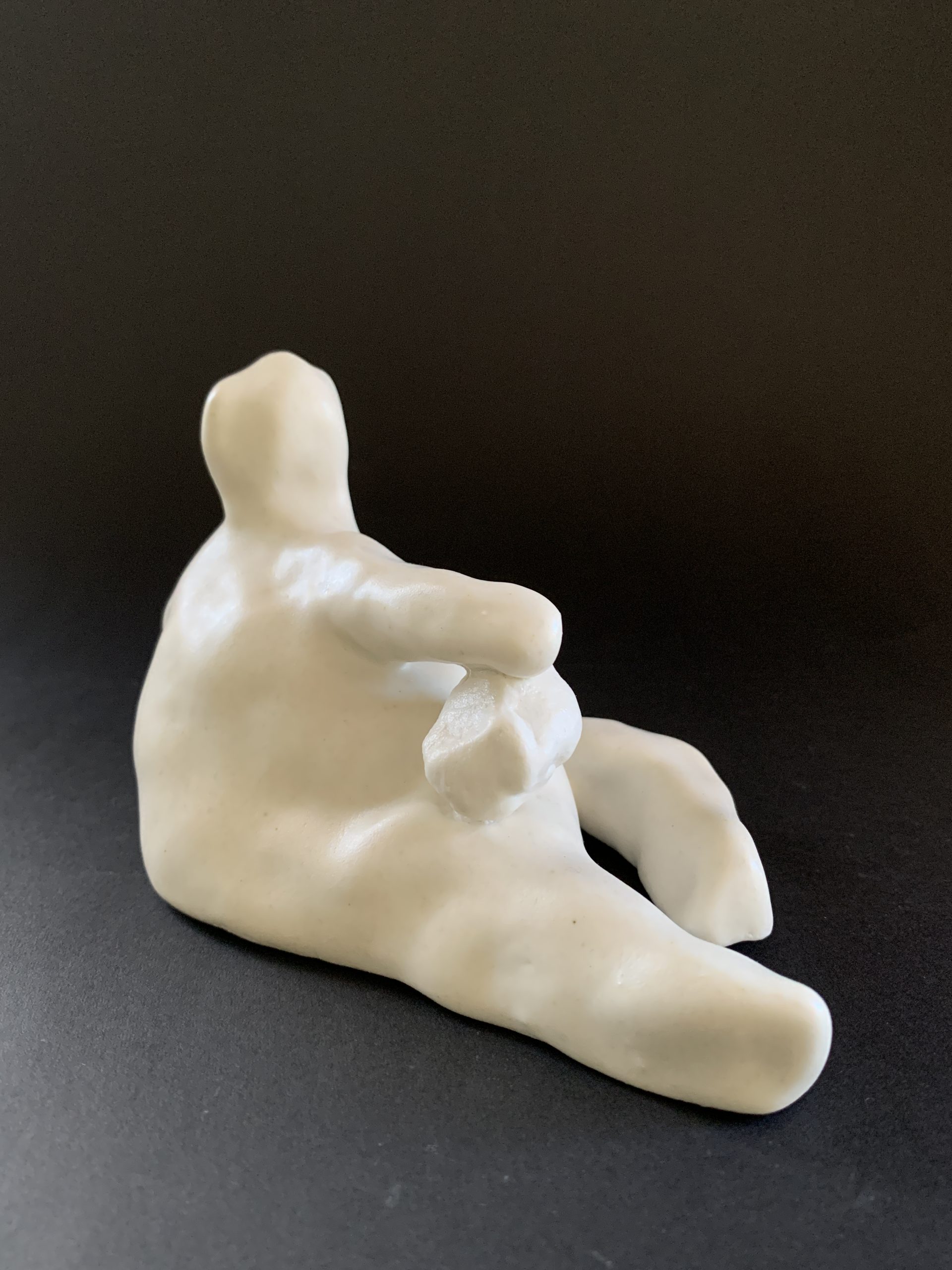 Kim Rees Reclining Figure With Ball 2