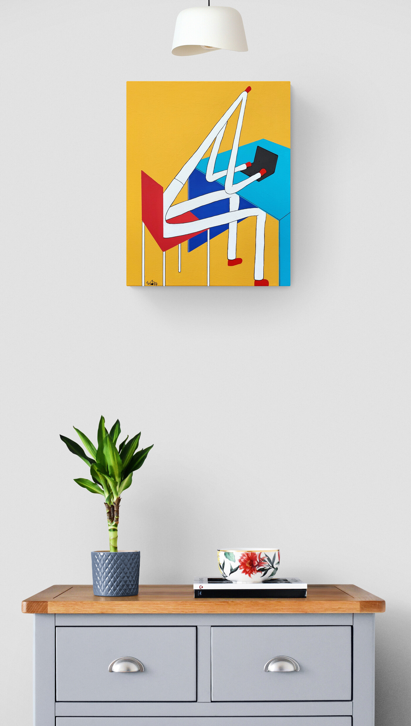 Man Typing On A Laptop 2024 Mockup (2)