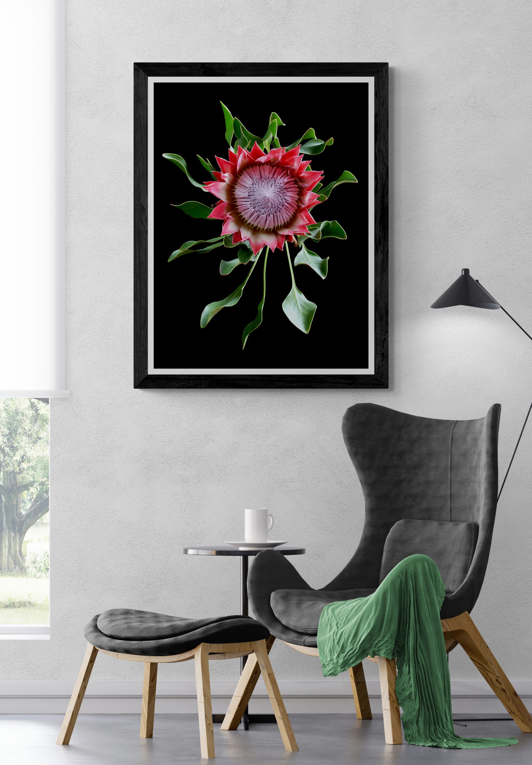 Designer Chair With Footstool (2)