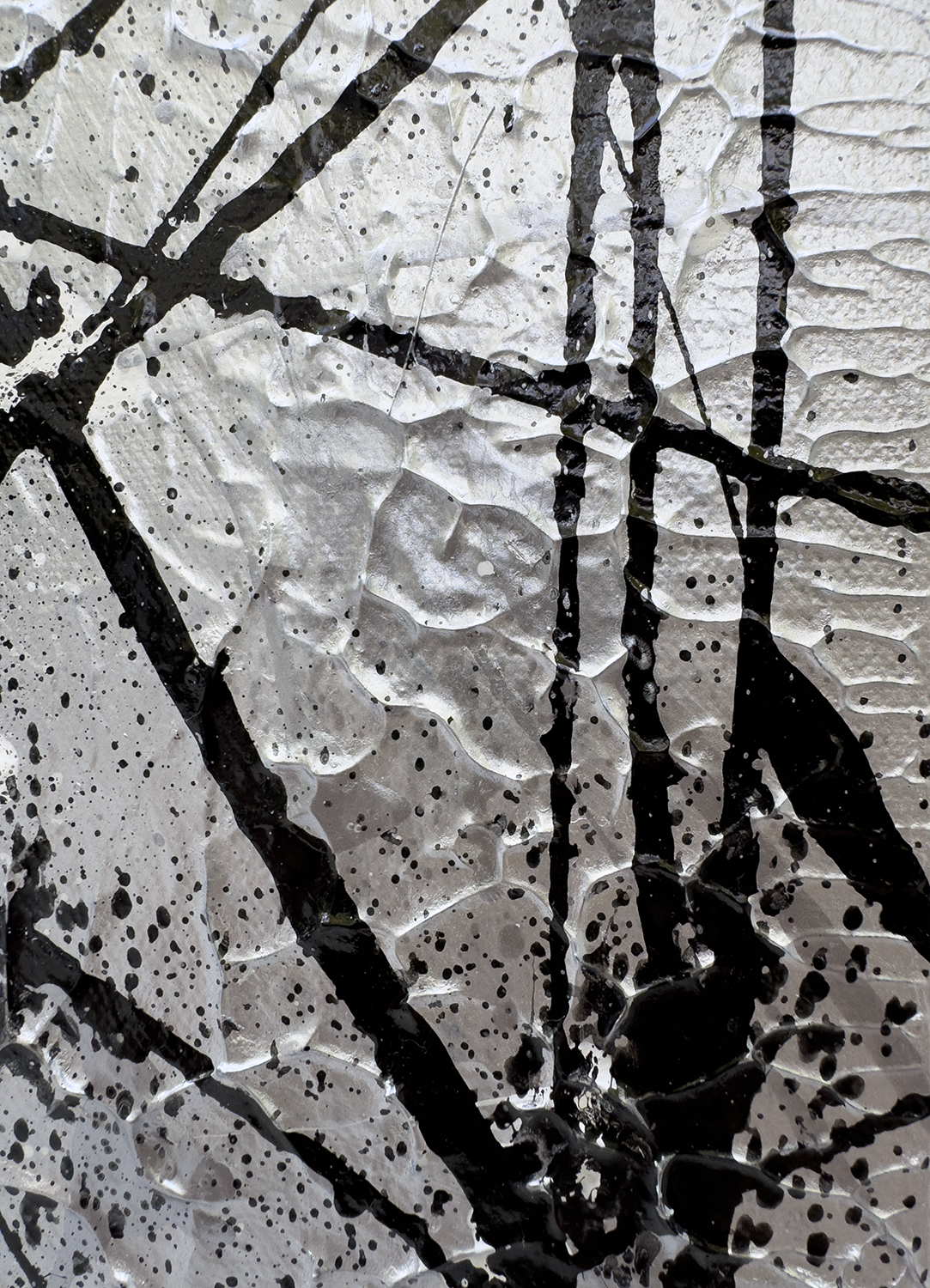 Platinum Abstract Textured Original Painting Textures