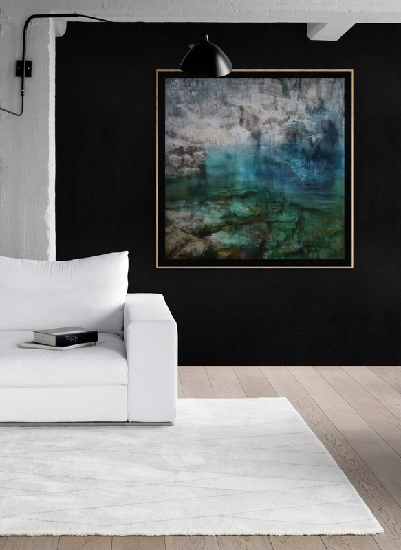 Canvy Crystal Clear 3 Industrial Style Living Room With Comfy Sofa