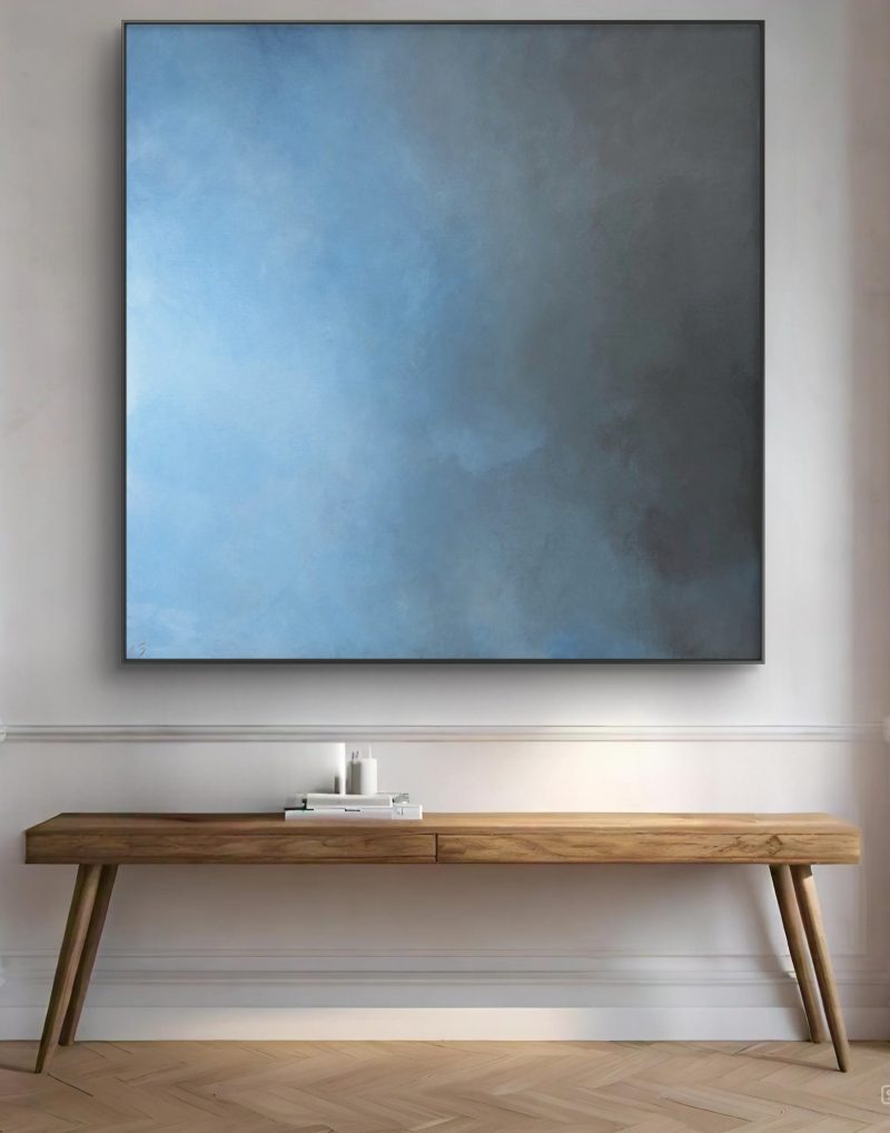 Polignano’s Enchanted Night (black frame)