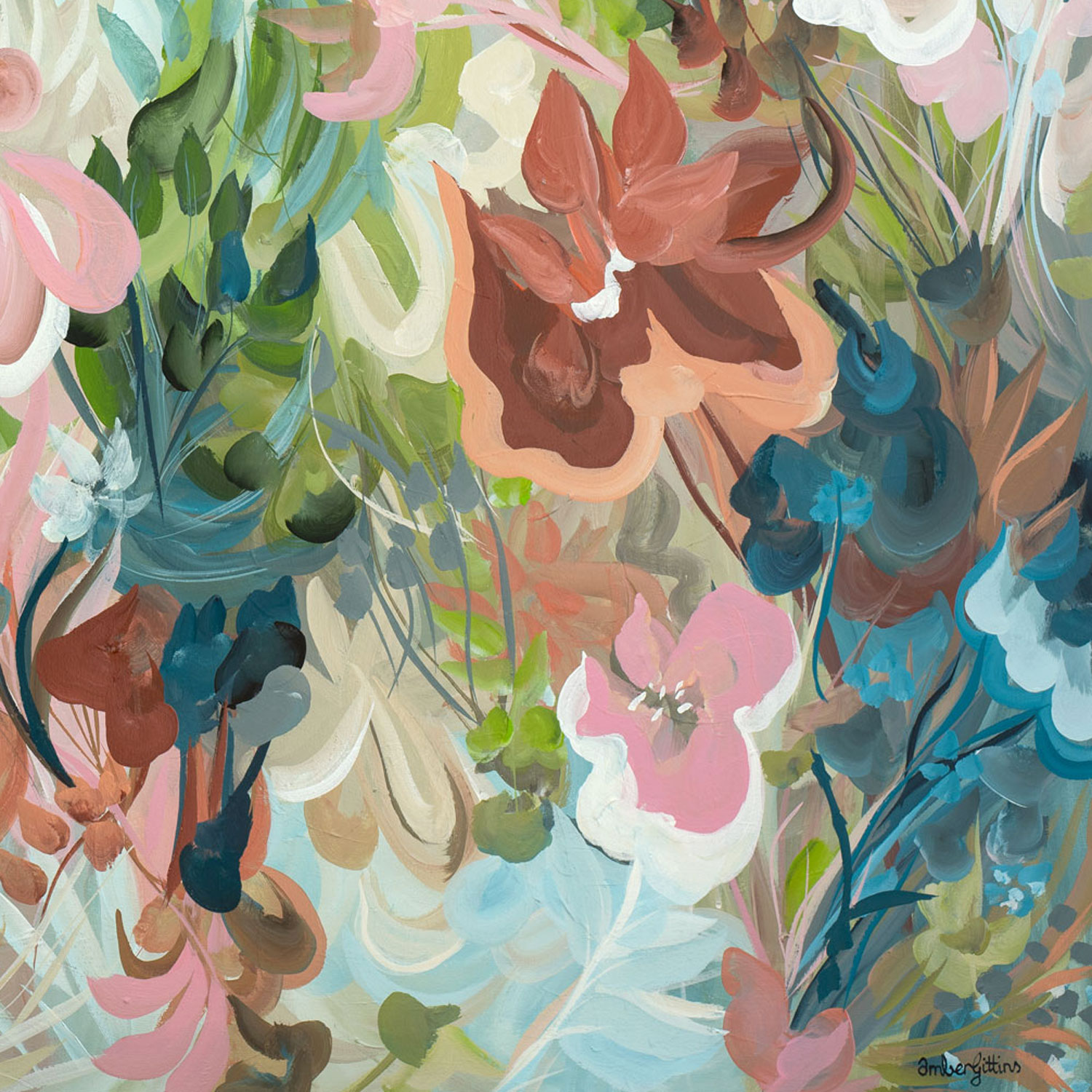 Spring Flowers By Amber Gittins Signature