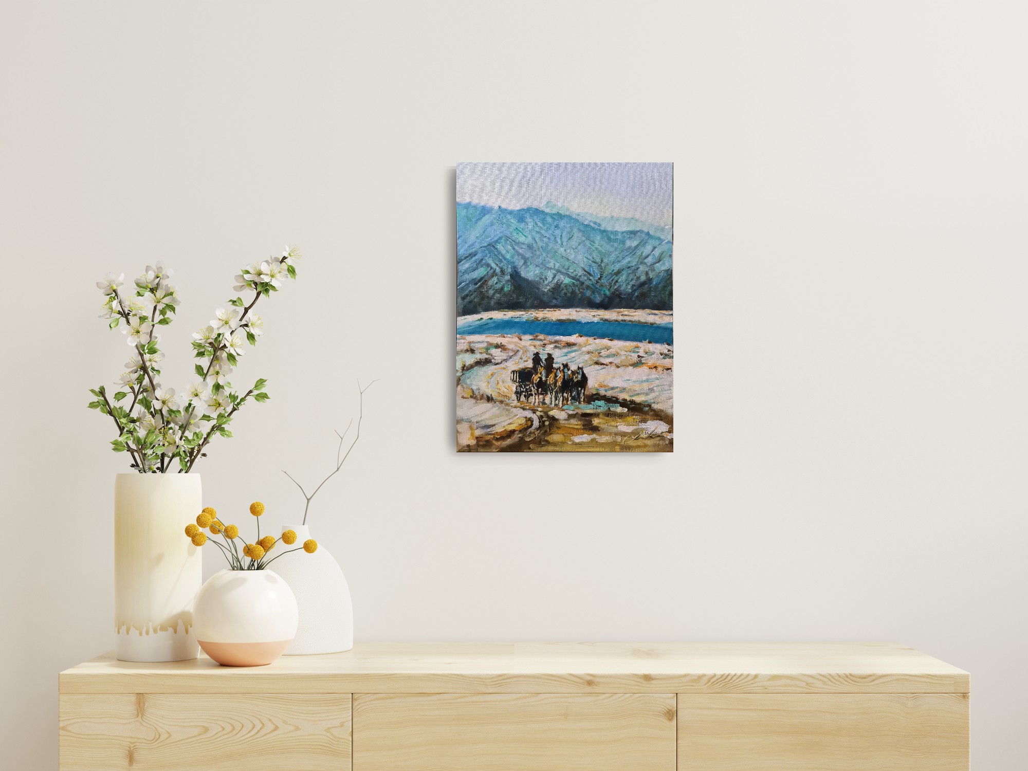 Pisa Range Jo S. Stacey Fine Art Oils In Situ 1