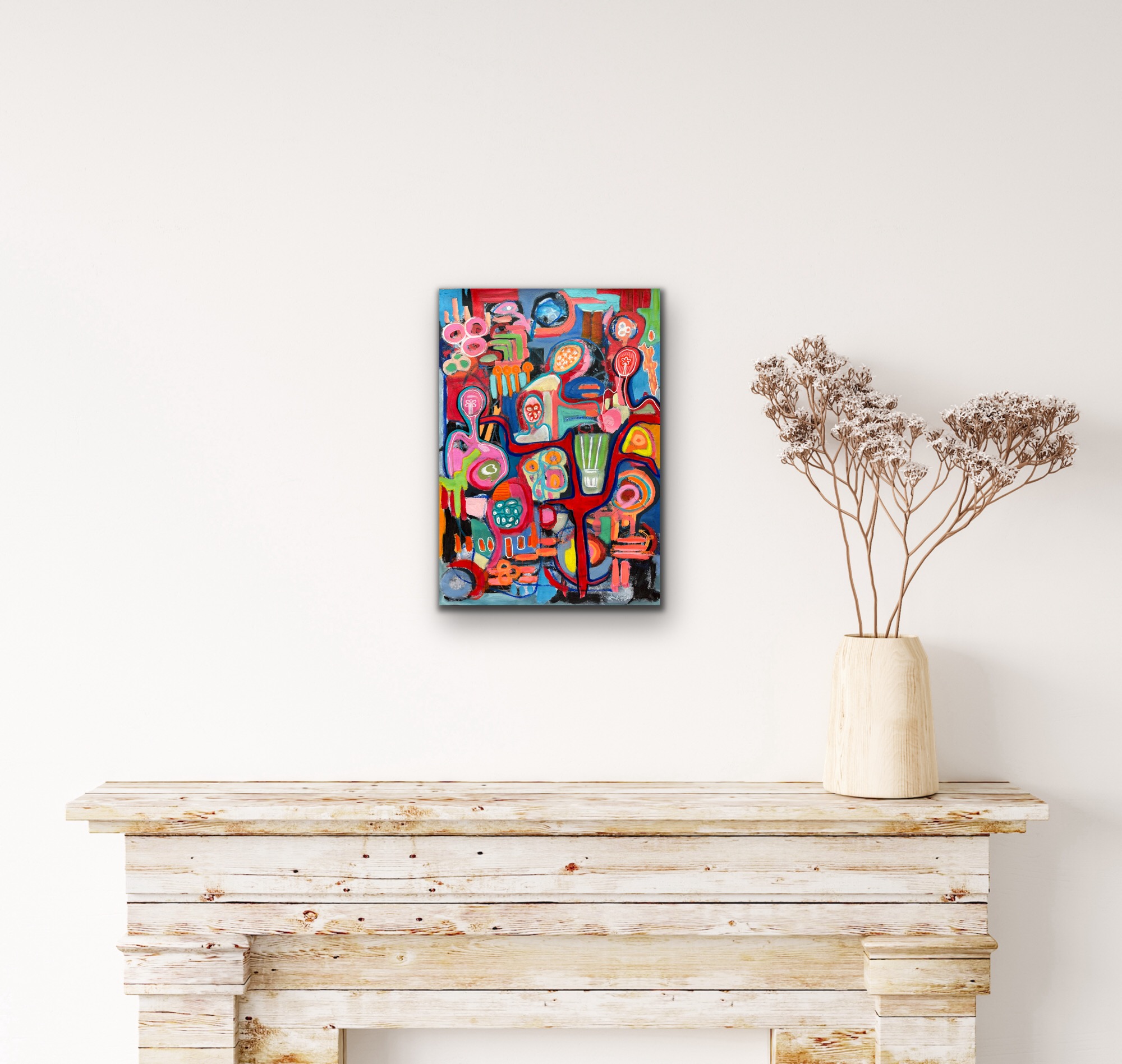 Winds Of Change And Interconnectedness Iv Insitu White Wall