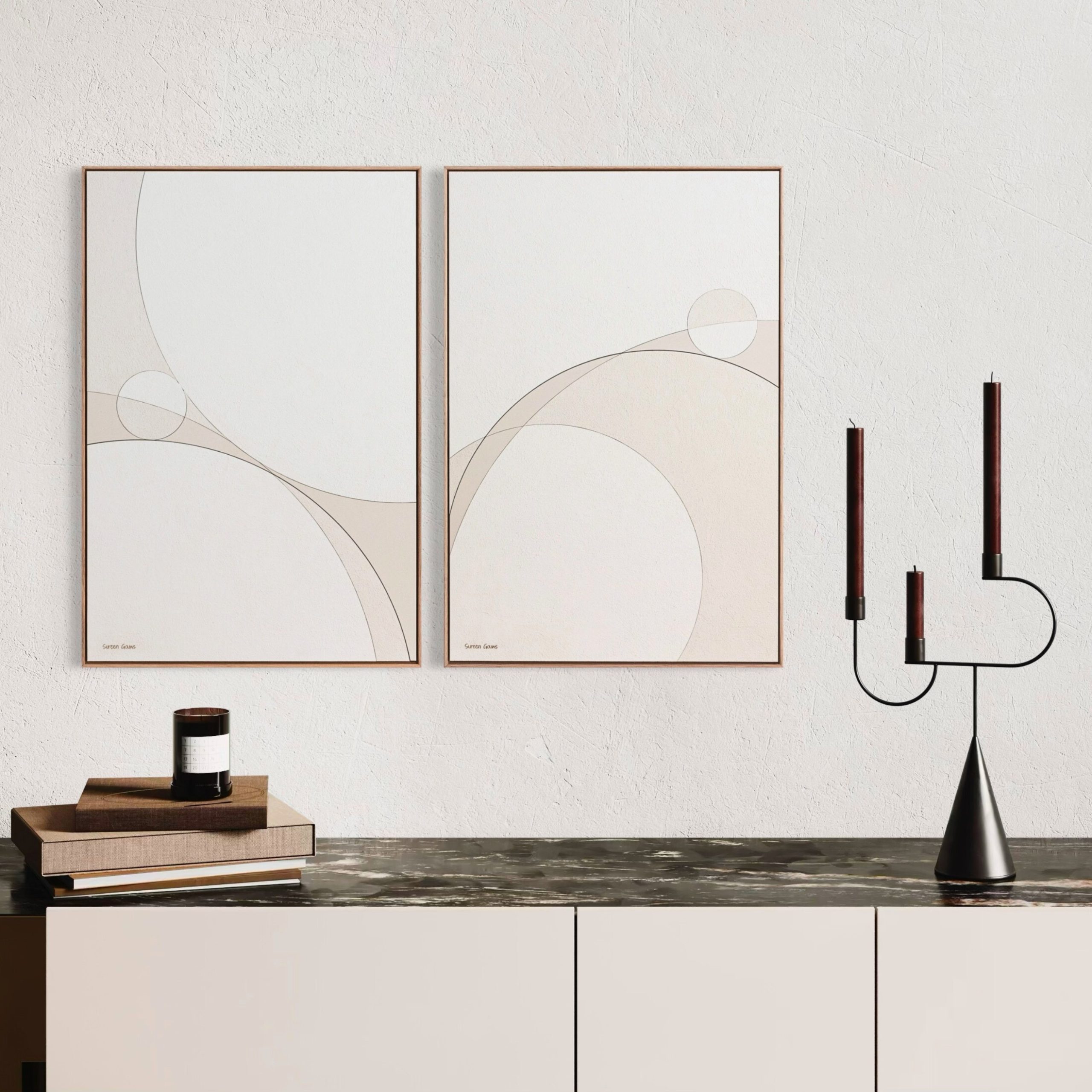 Sureen Gouws Art Wandering Star And Guiding Light Art In Setting