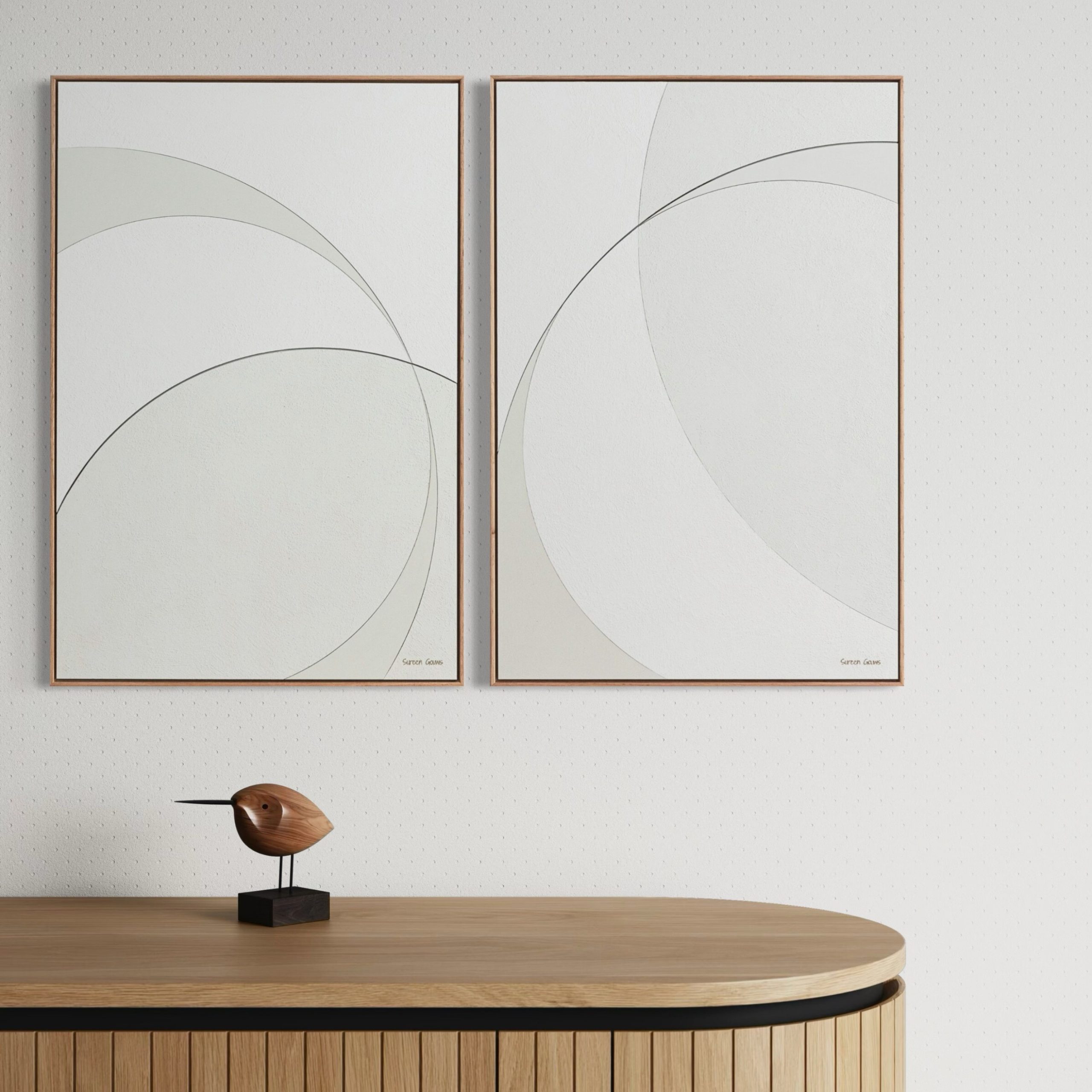 Sureen Gouws Art Moonshine And Sunbeam In Setting