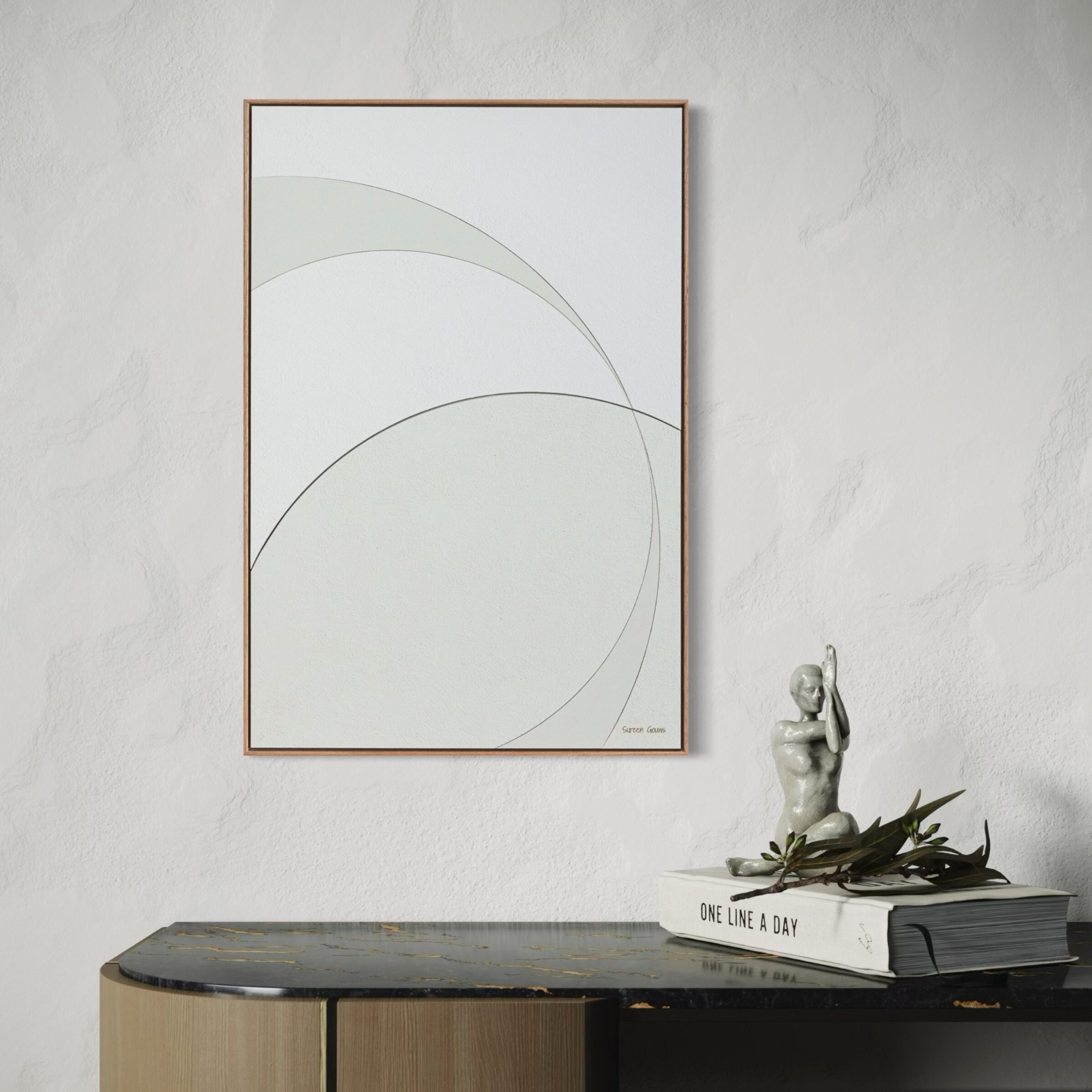 Sureen Gouws Art Moonshine In Setting