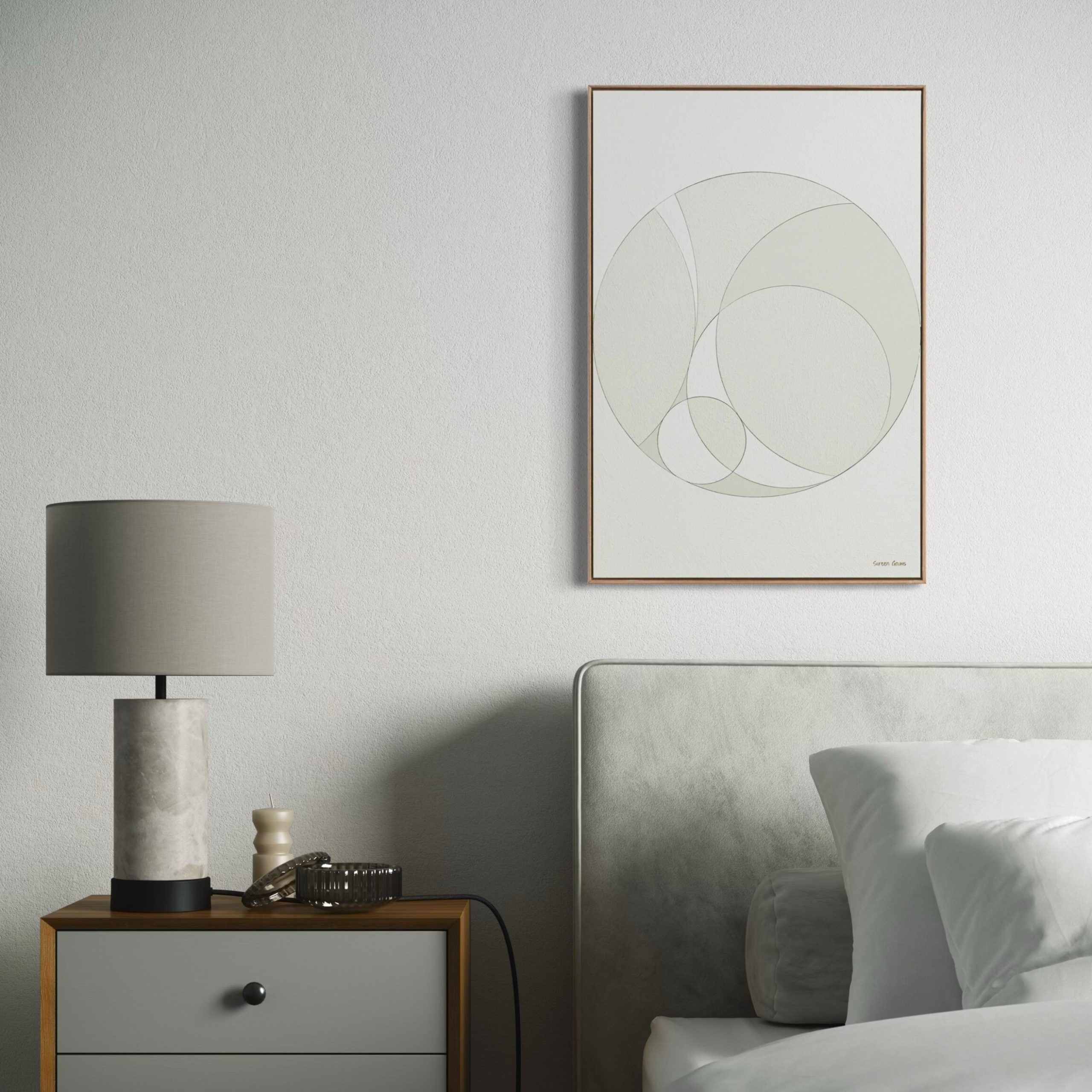 Sureen Gouws Art Rising Sun In Setting Bedroom