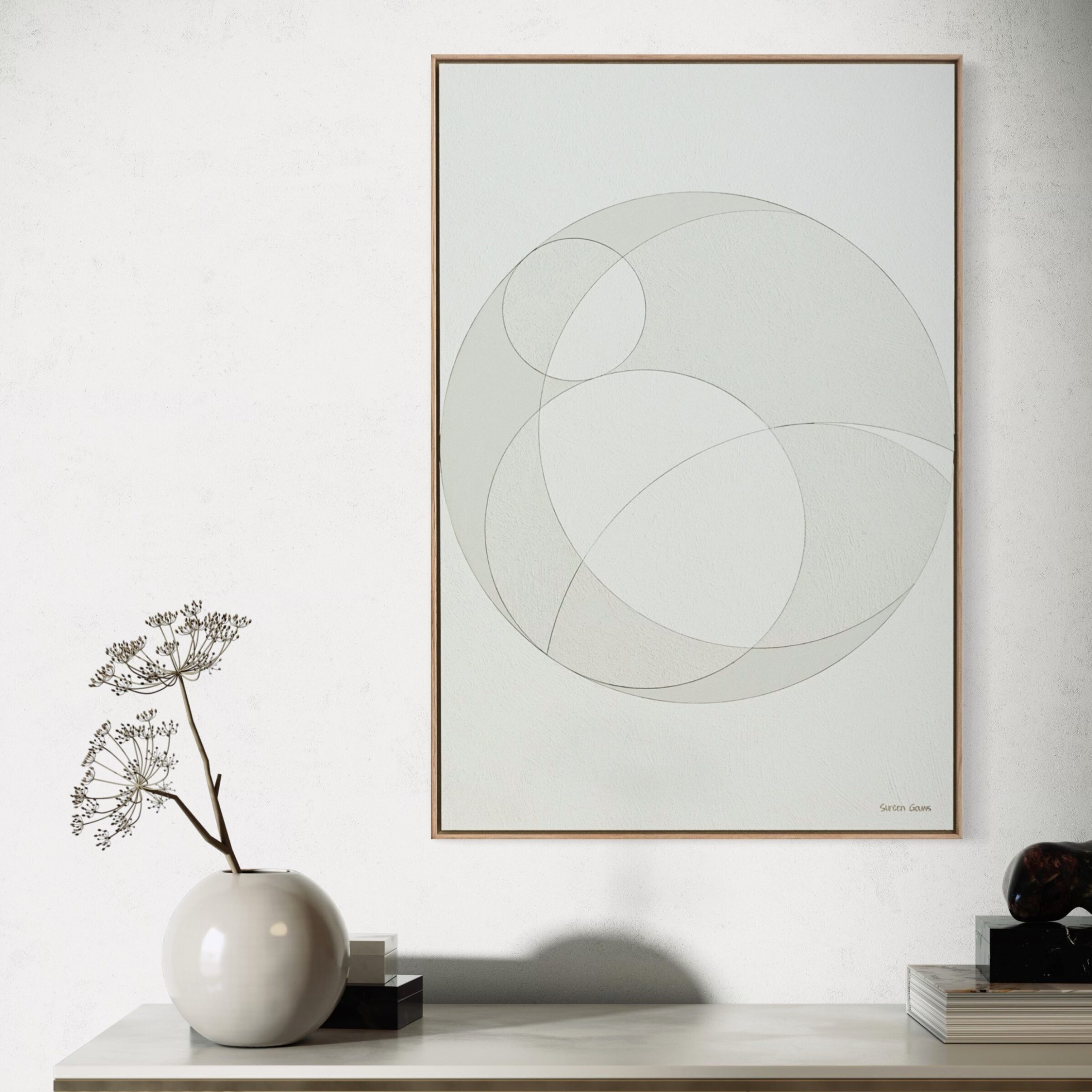 Sureen Gouws Art Setting Sun In Setting