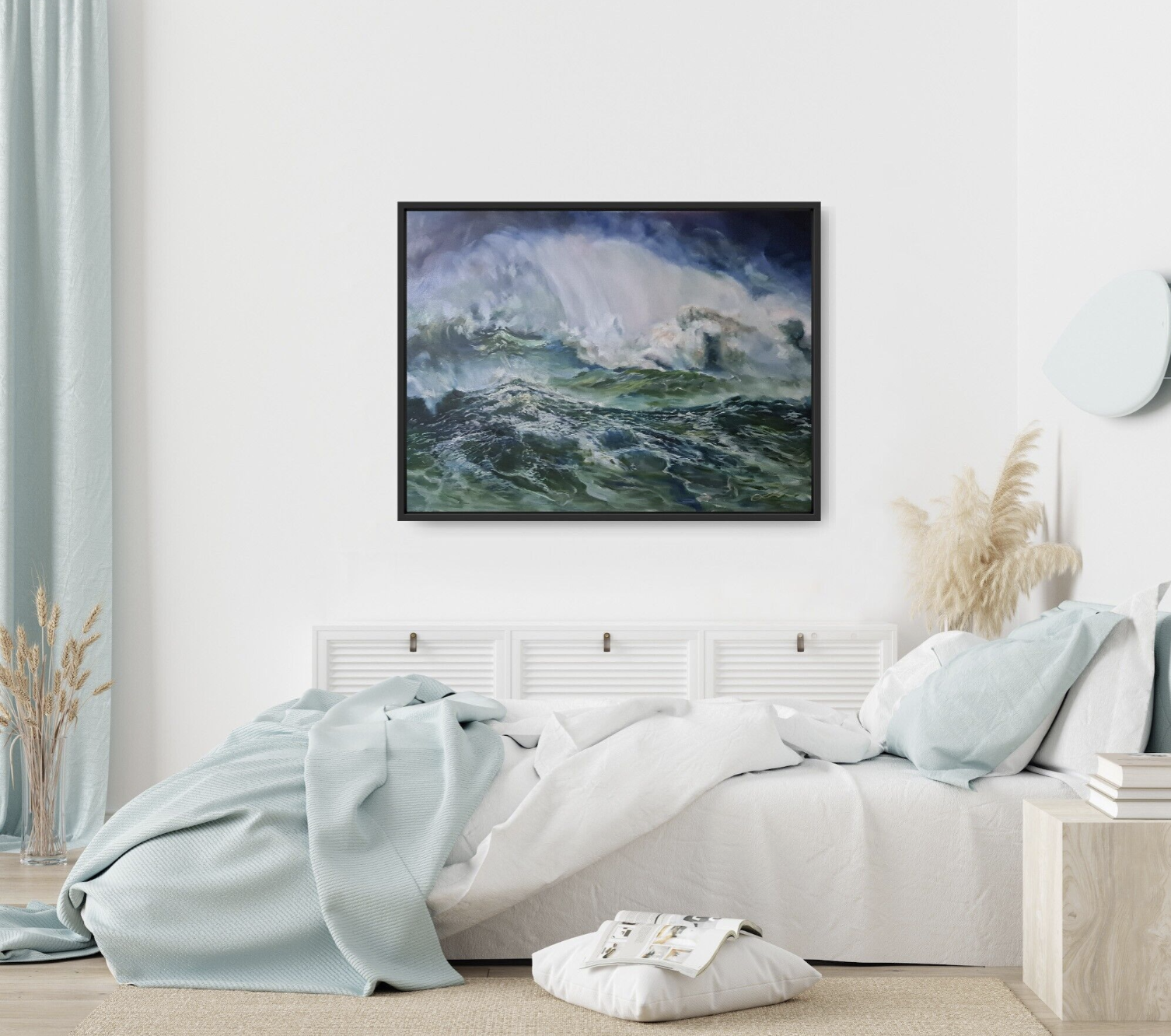 Behind These Eyes Wild Ocean Jo S. Stacey Fine Art Oils In Situ 2