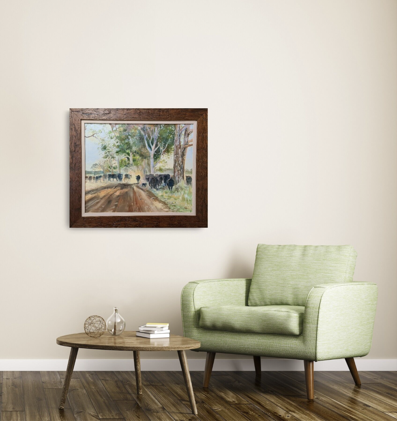 Jess, Moving The Heifers Jo S. Stacey Fine Art Oils In Situ 1