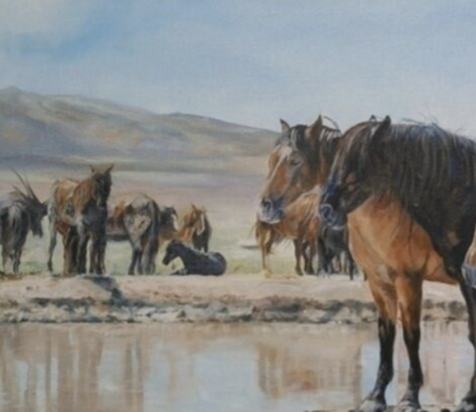 Midday Dreaming Jo S. Stacey Fine Art Oils Close Up 1