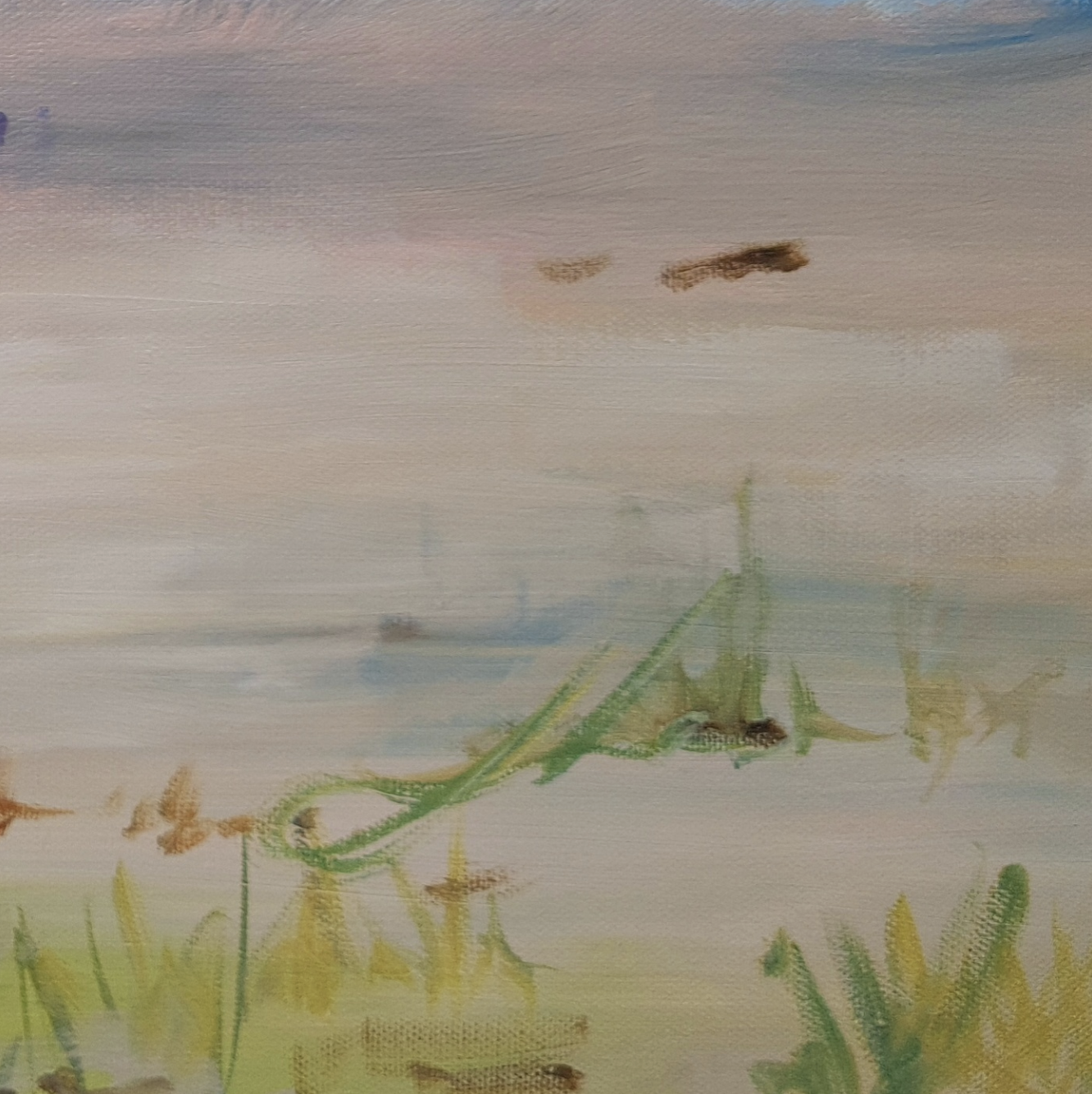 Midday Dreaming Jo S. Stacey Fine Art Oils Close Up 2