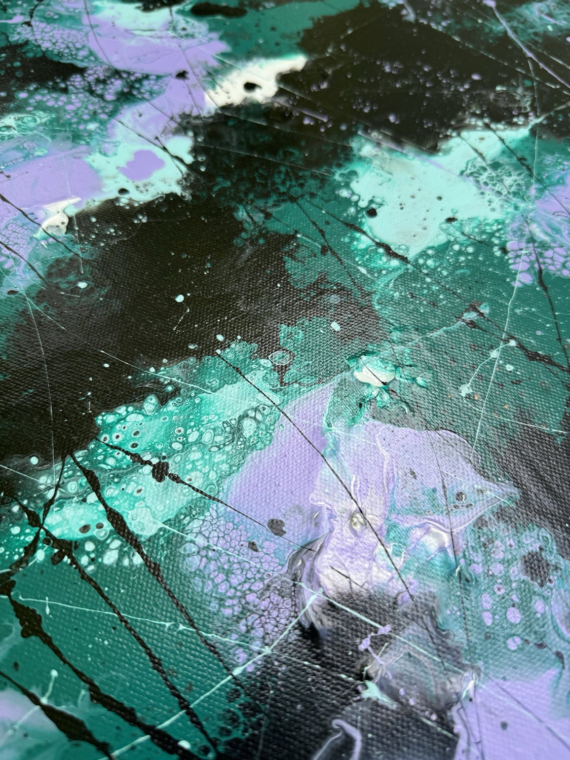 Forest I Abstract By Bridget Bradley Closeup Texture Patterns