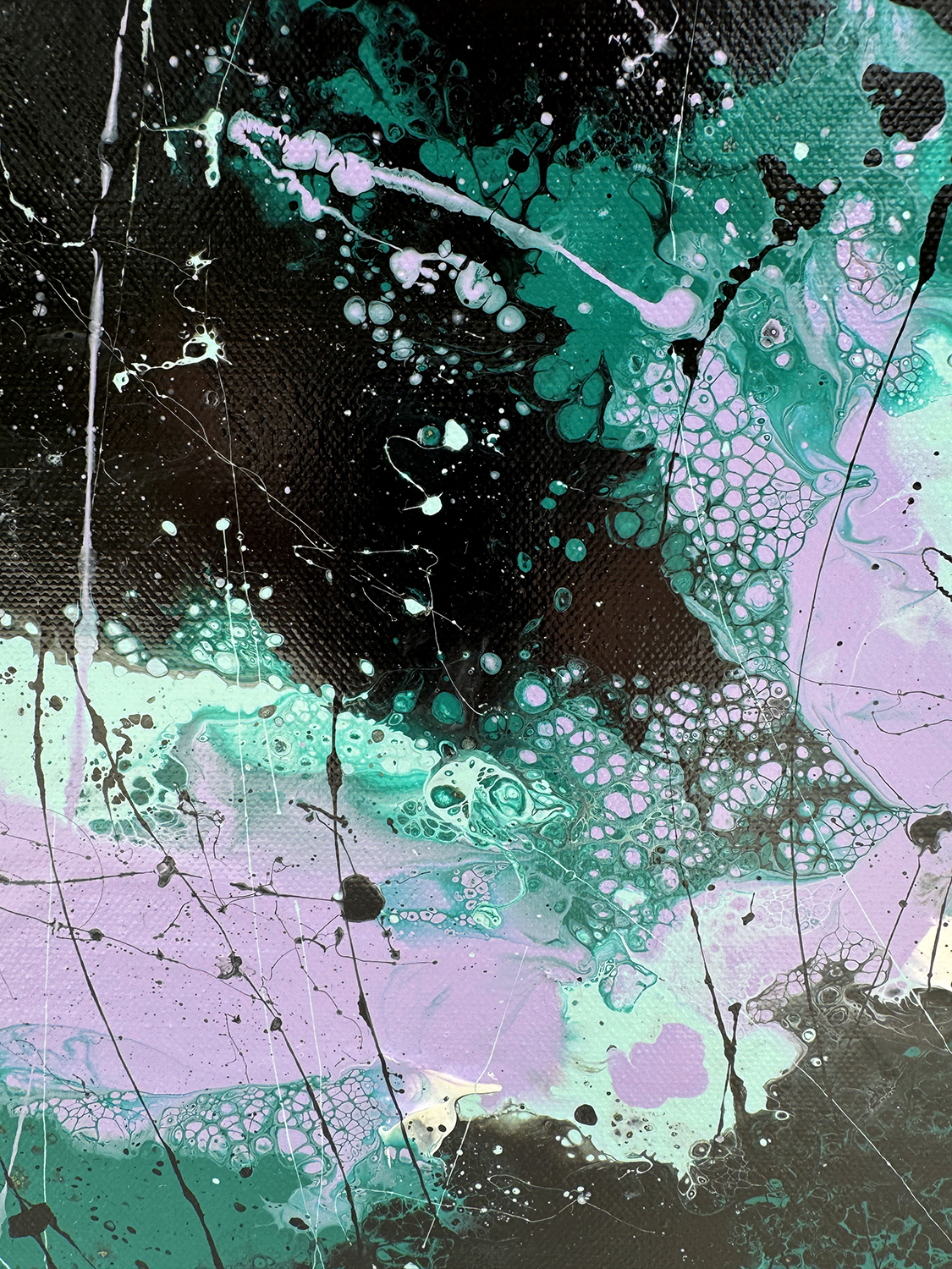 Forest I Original Abstract By Bridget Bradley Painting Patterns