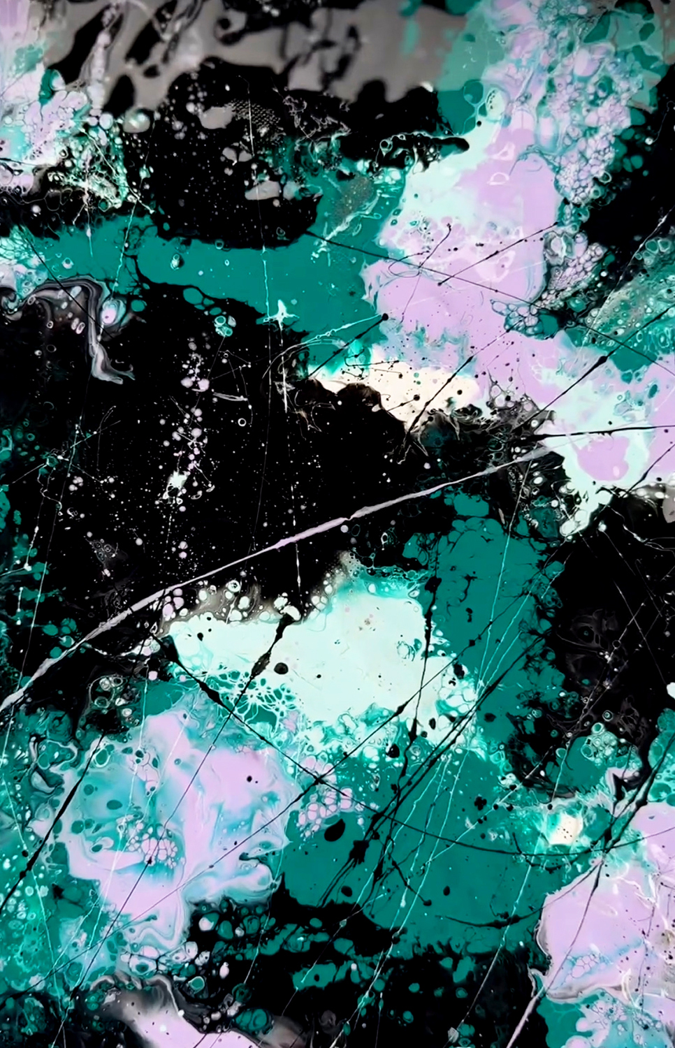 Forest Ii Original Abstract Art Layers And Marks