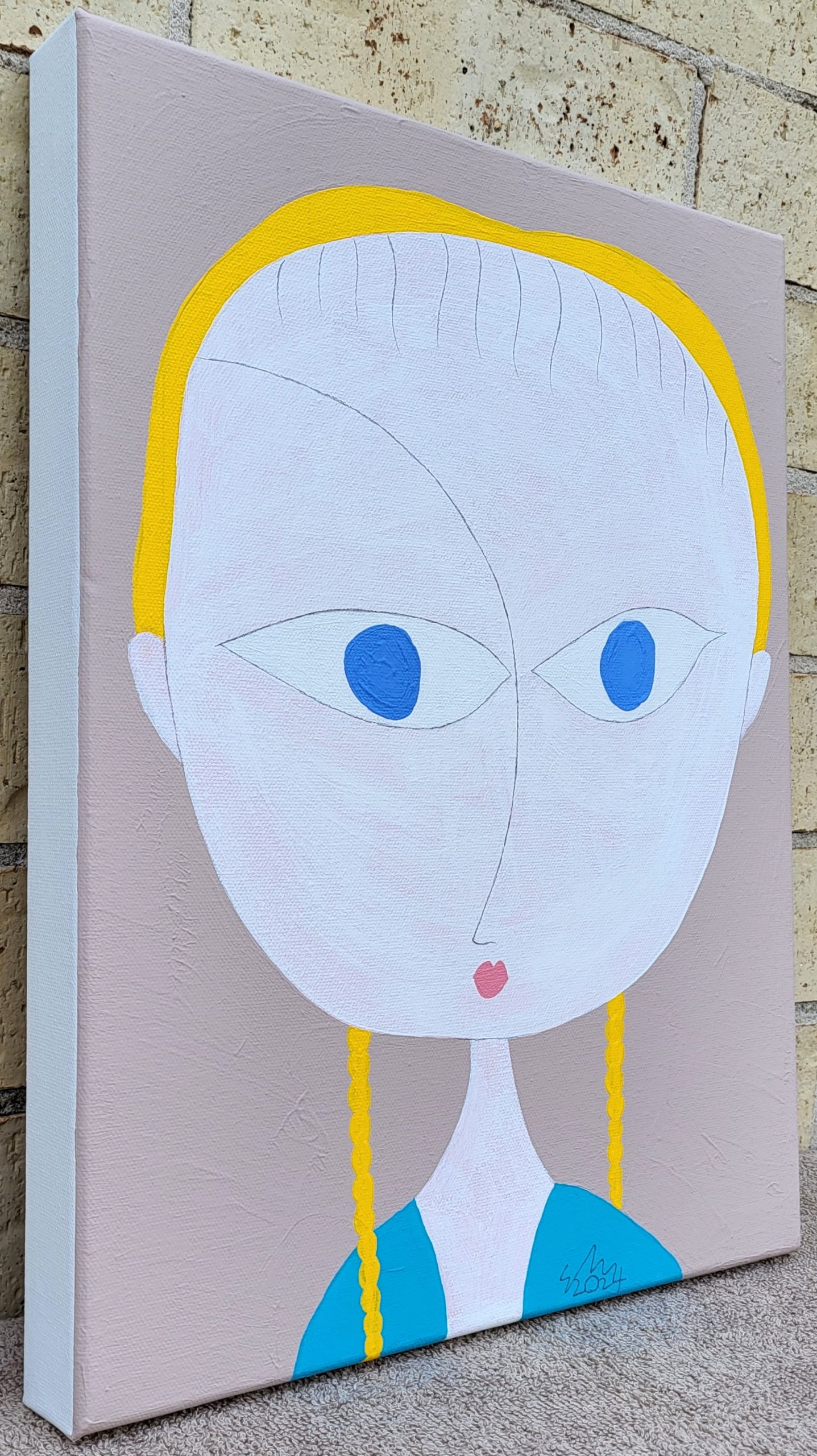 Young Girl With Blue Eyes 2024 Perspective View (2)