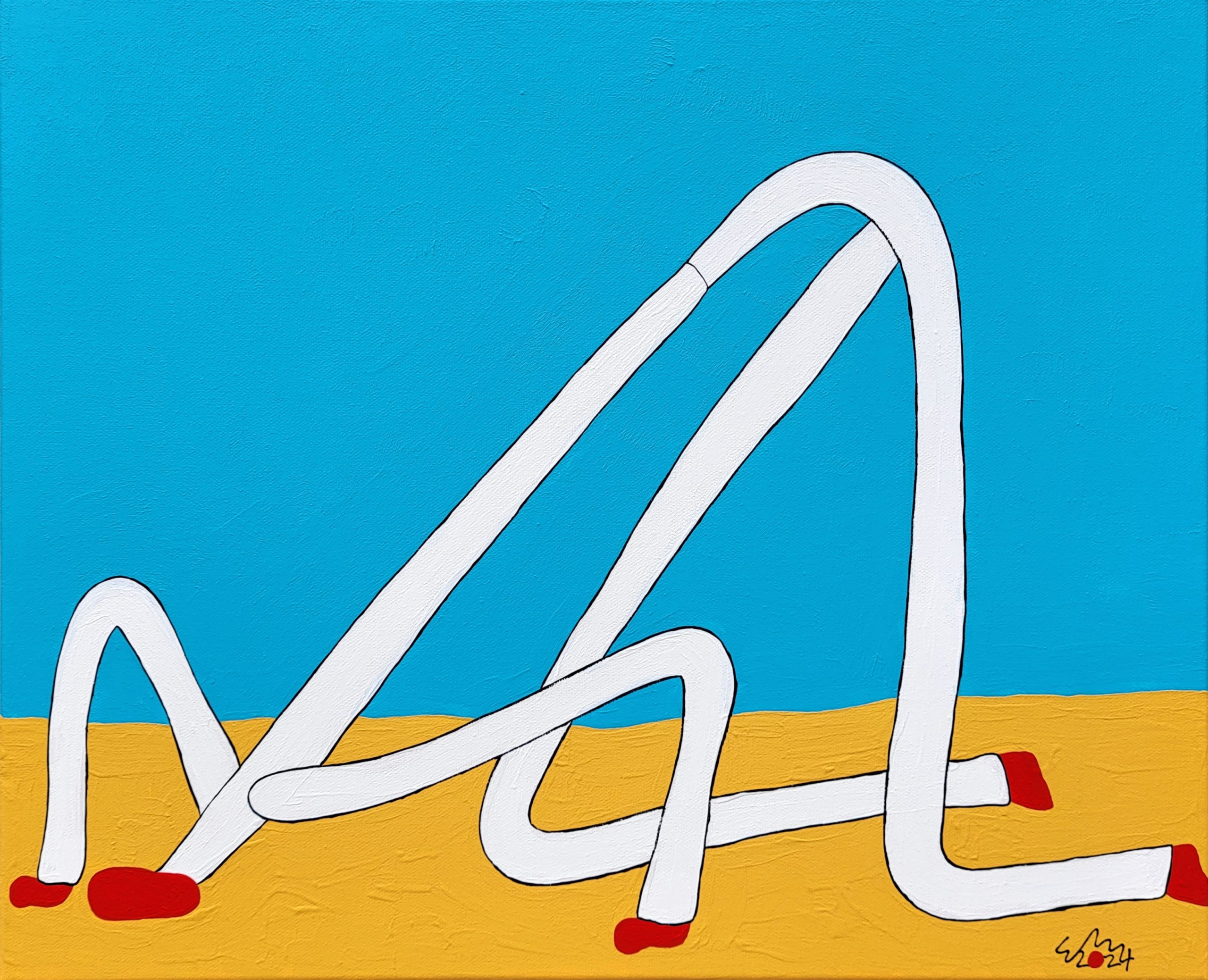 Listen To The Earth 2024 Acrylic On Canvas 50.8cm X 40.6cm X 3.8cm