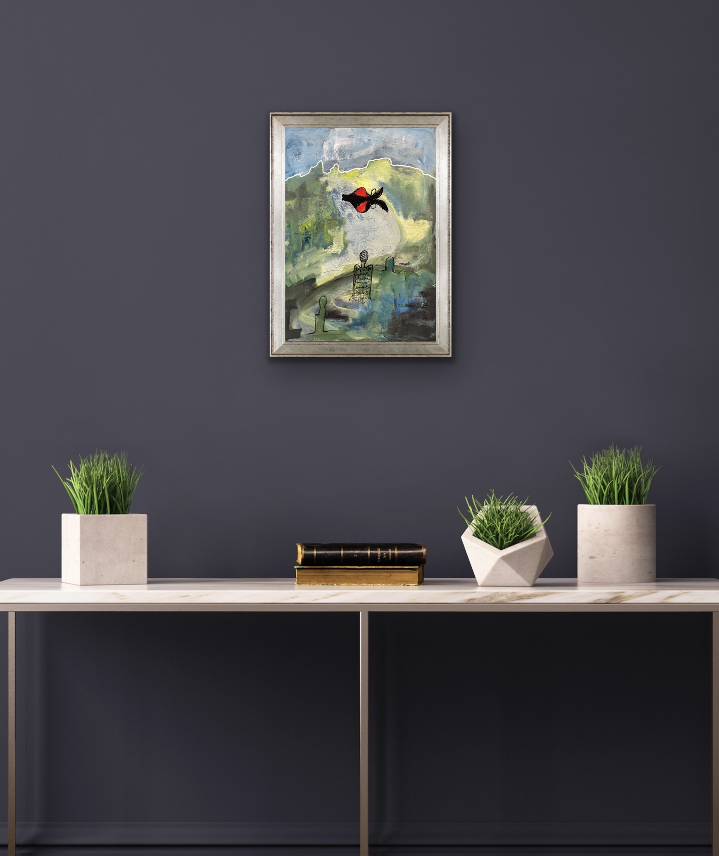 Unrestricted Insitu Blue Wall