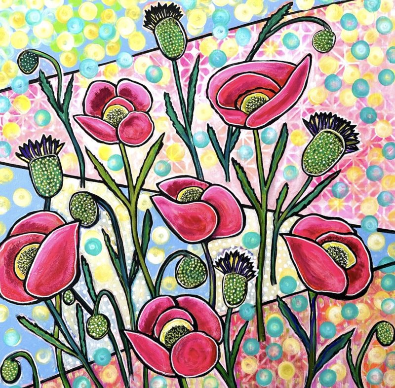 Poppies in Pink