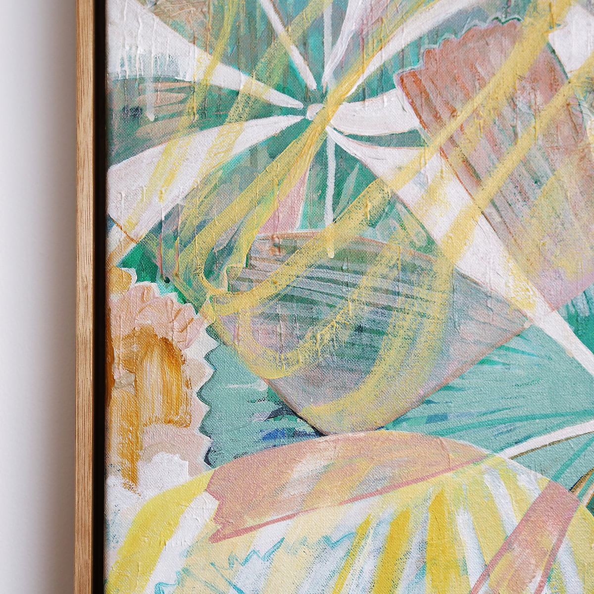 Lr 042 Fan Palm Moment I Smith And Brooks Art Tropical Vibes Rainforest Art Native Australian Palms Coastal Art