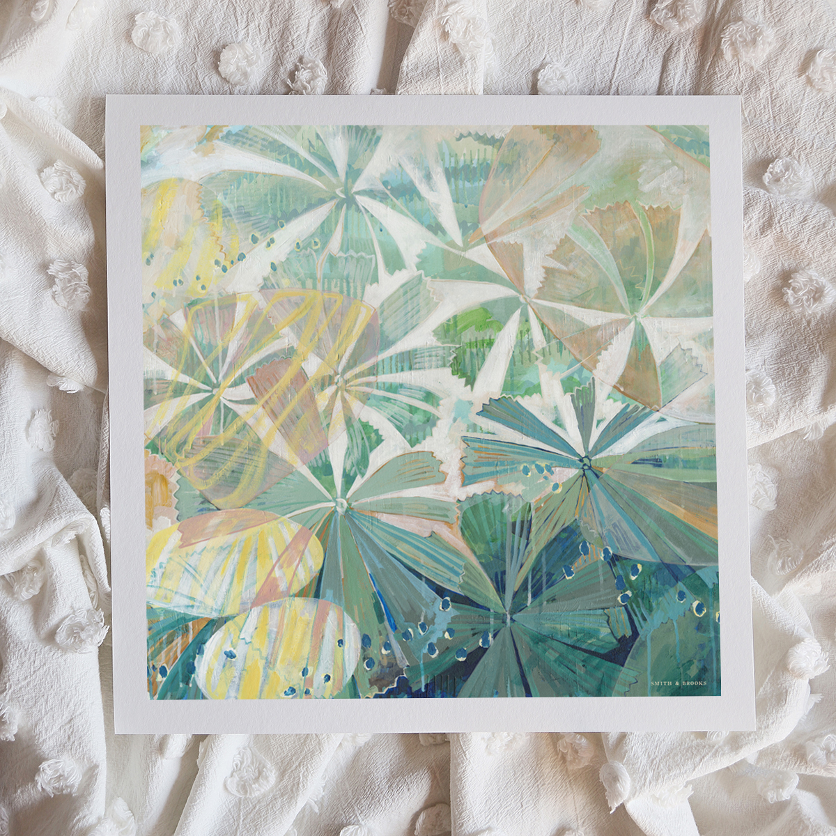 Lr 091 Fan Palm Moment I Smith And Brooks Art Tropical Vibes Rainforest Art Native Australian Palms Coastal Art