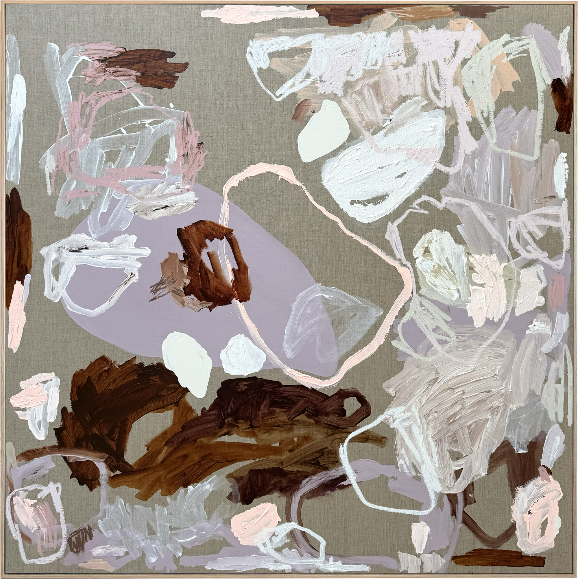 Pink Coral Rebecca Koerting Australian Contemporary Abstract