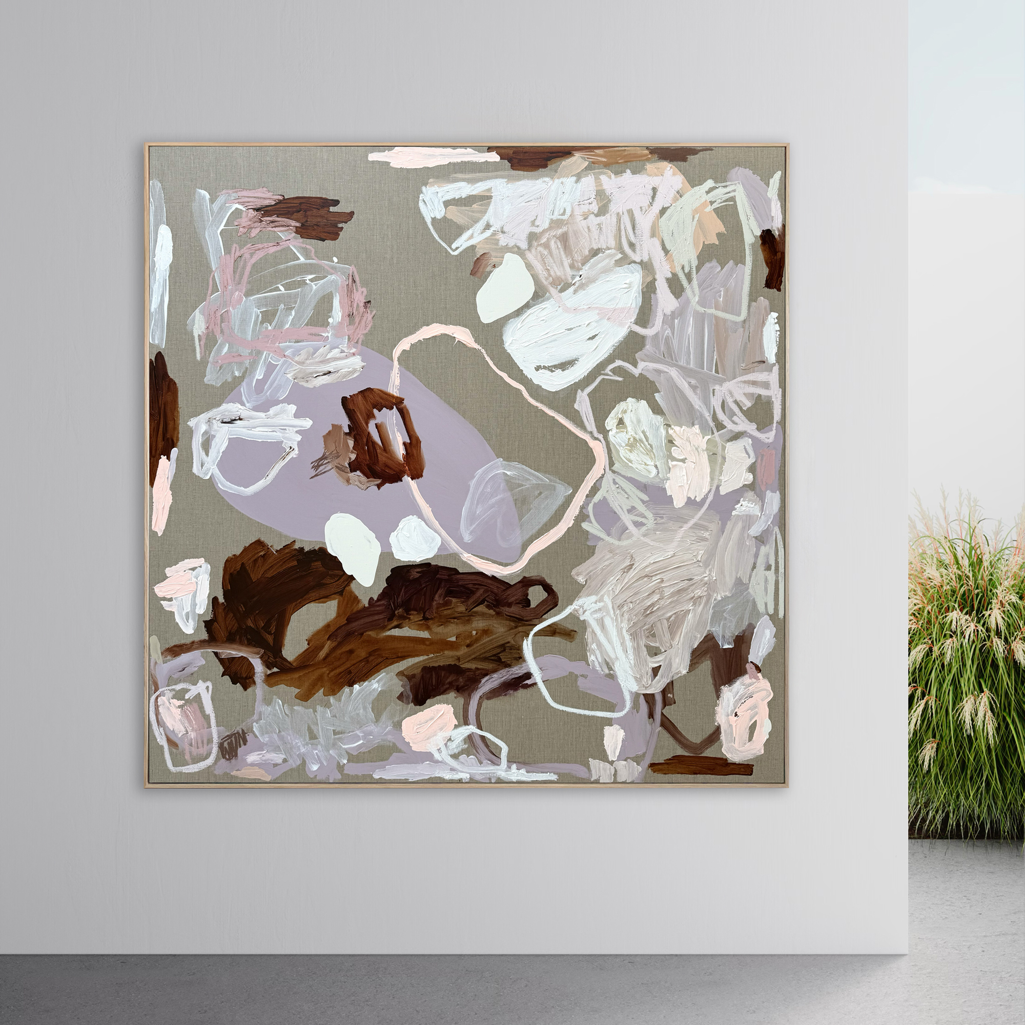 Pink Coral Rebecca Koerting Australian Contemporary Abstract