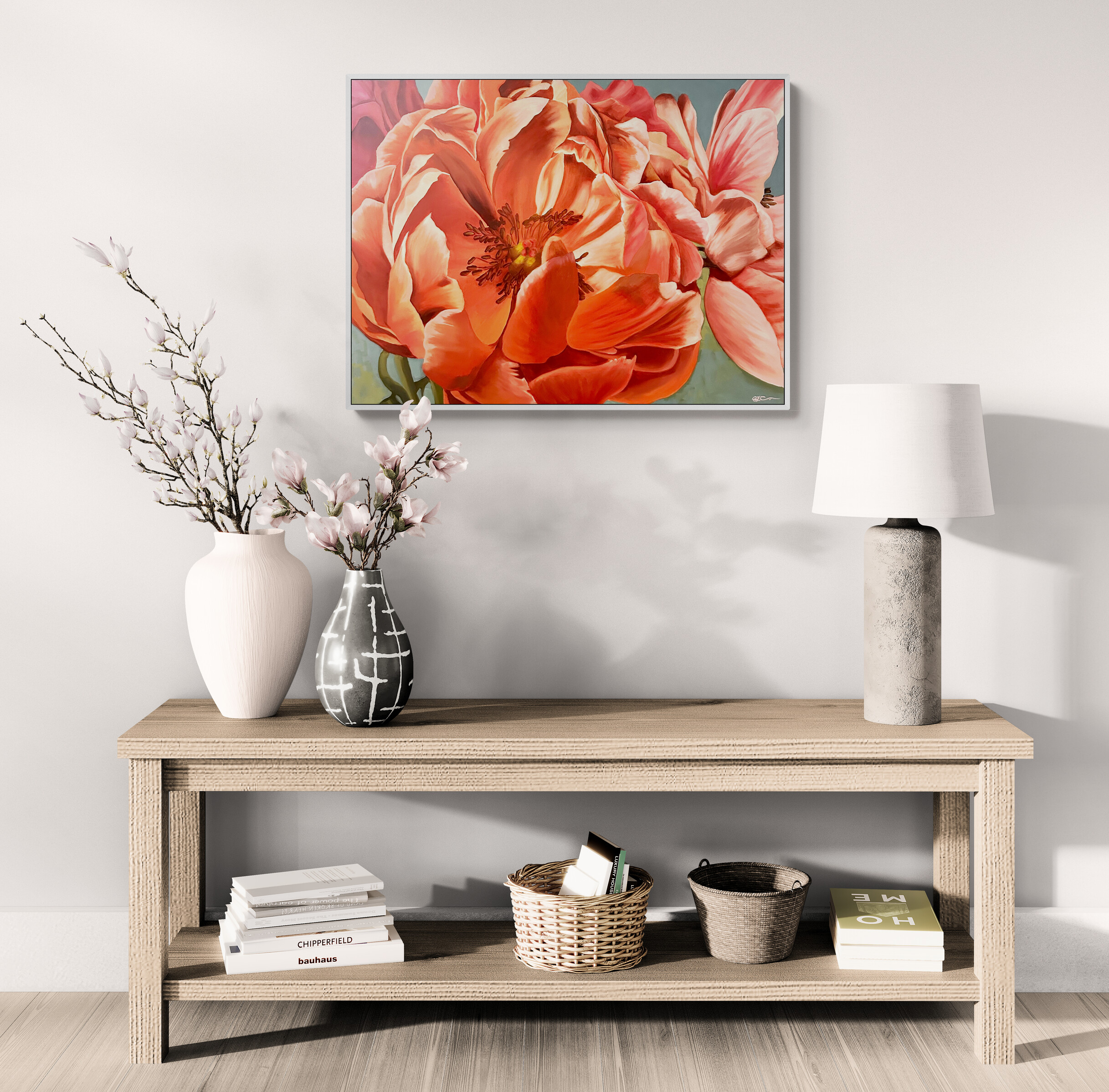 Flush Of Spring On Wall 1