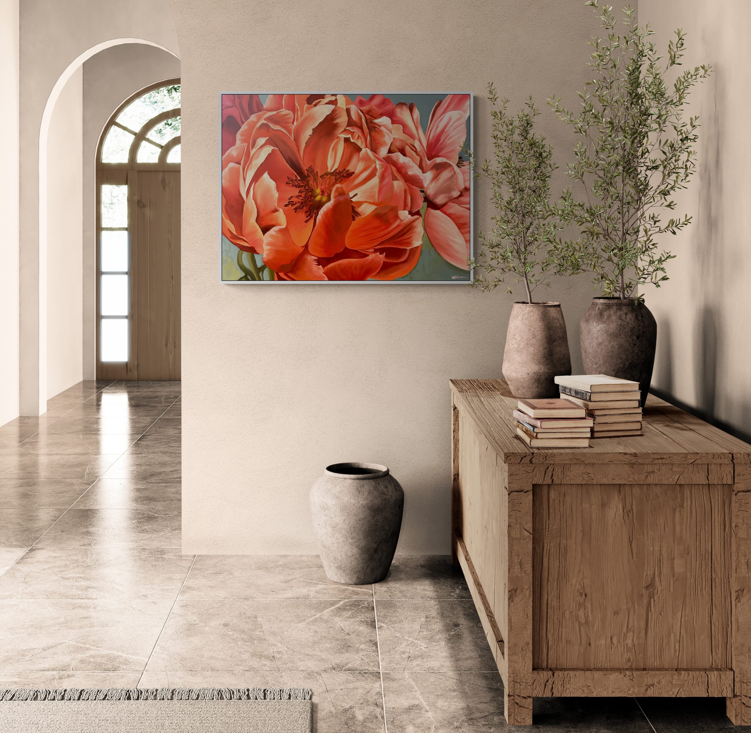 Flush Of Spring On Wall 2