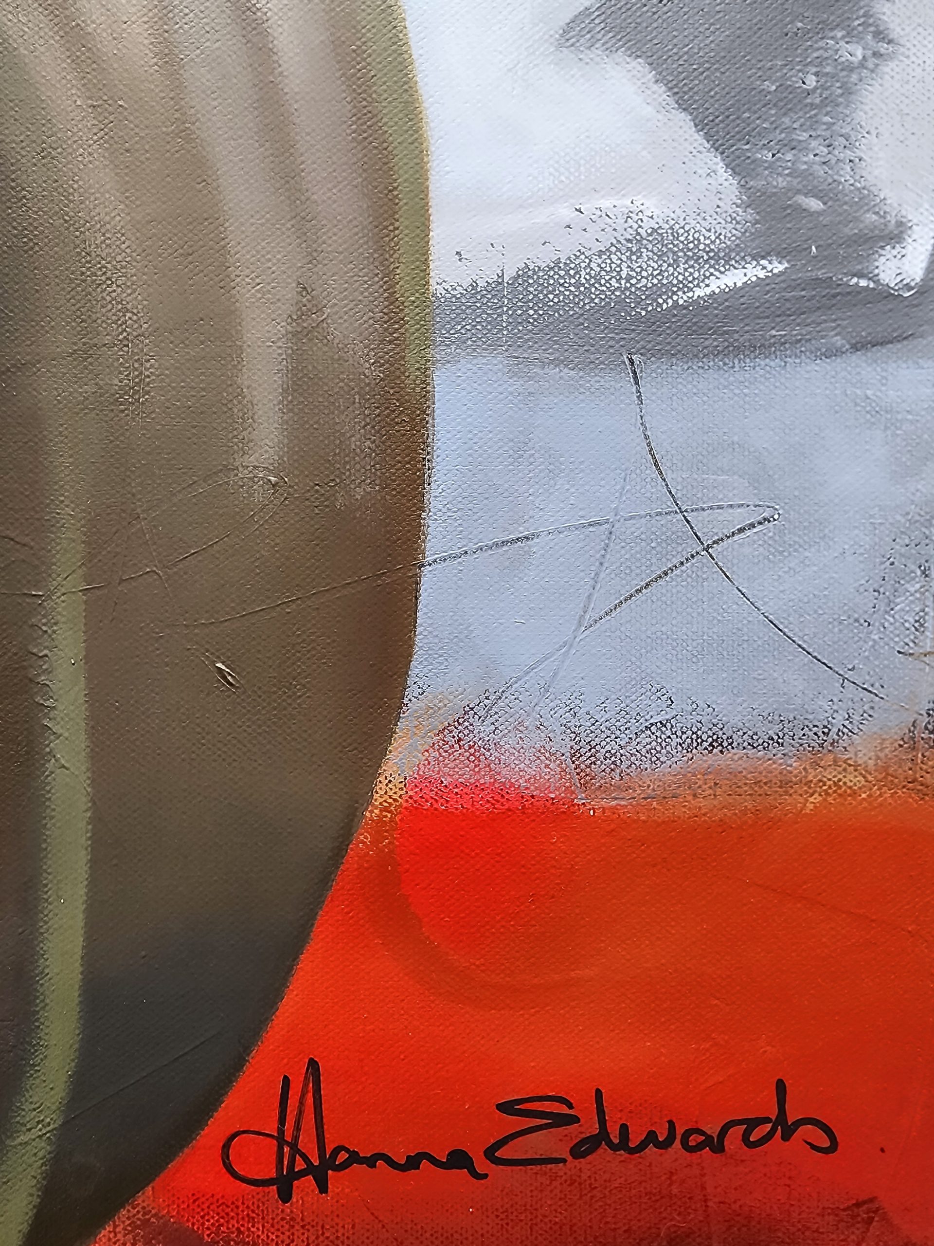 Hanna Edwards Searching For Better Pastures Signature