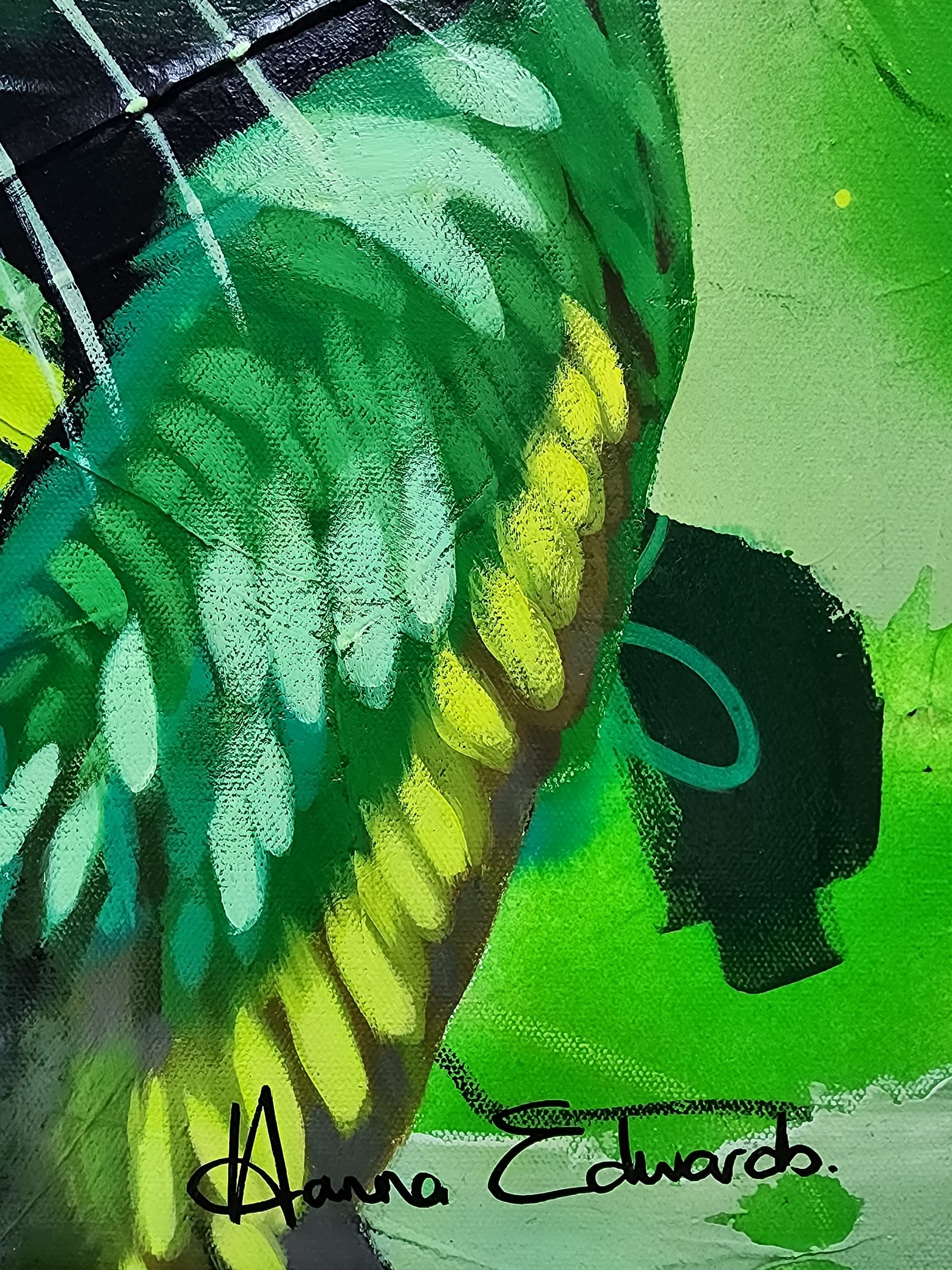 Hanna Edwards Art Stronger Than Yesterday Signature