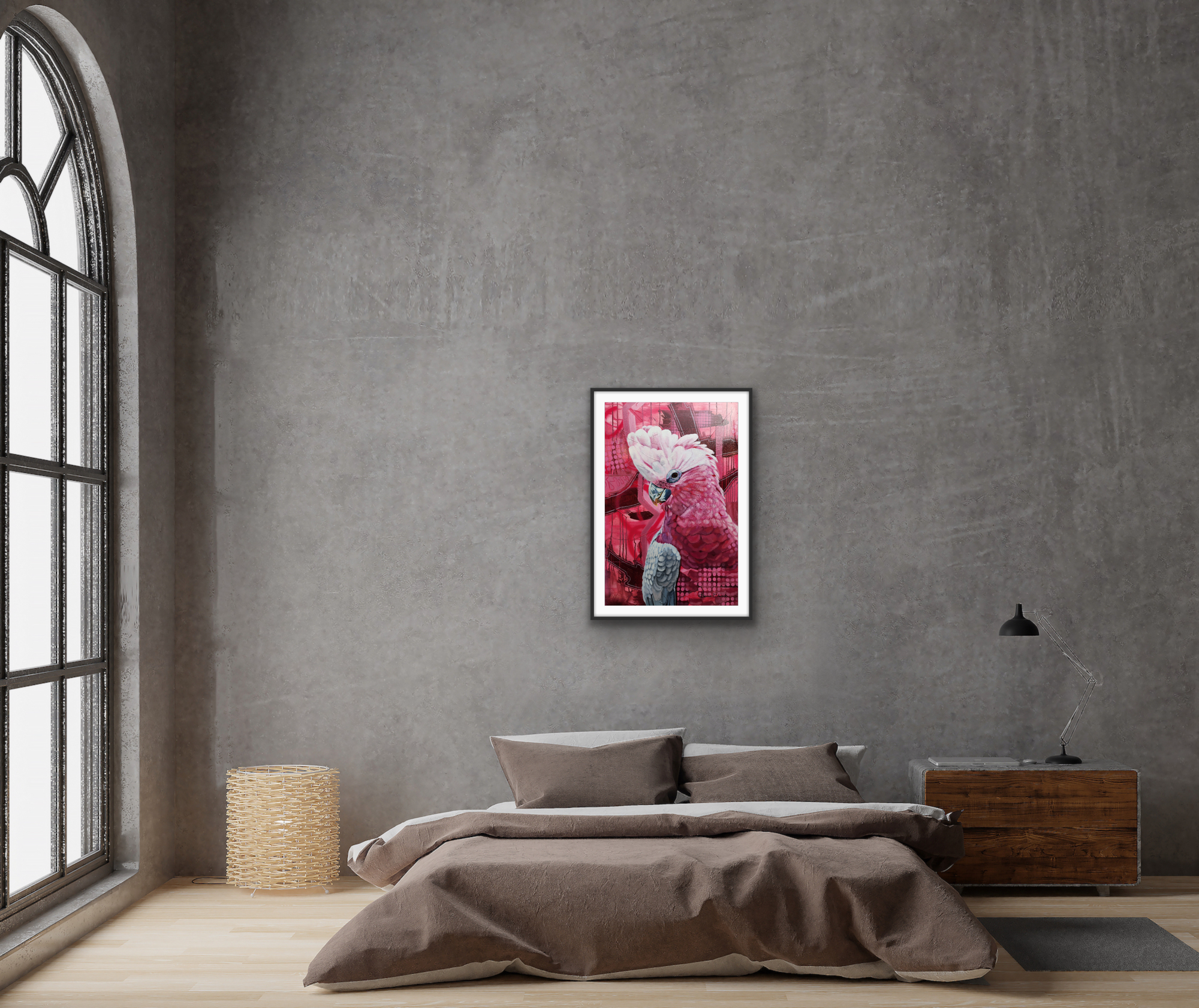 Hanna Edwards Art Pave Your Own Way Galah Styled Scene 6