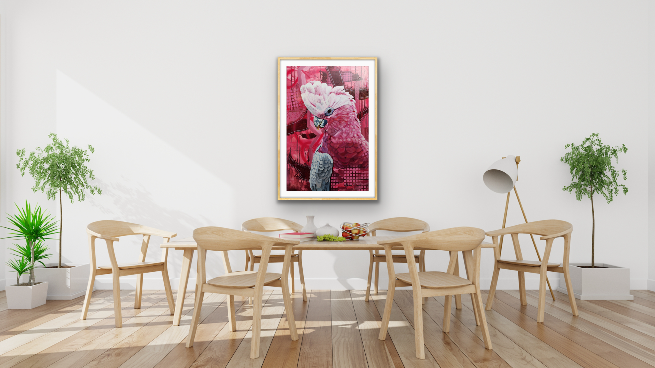 Hanna Edwards Art Pave Your Own Way Galah Styled Scene 7