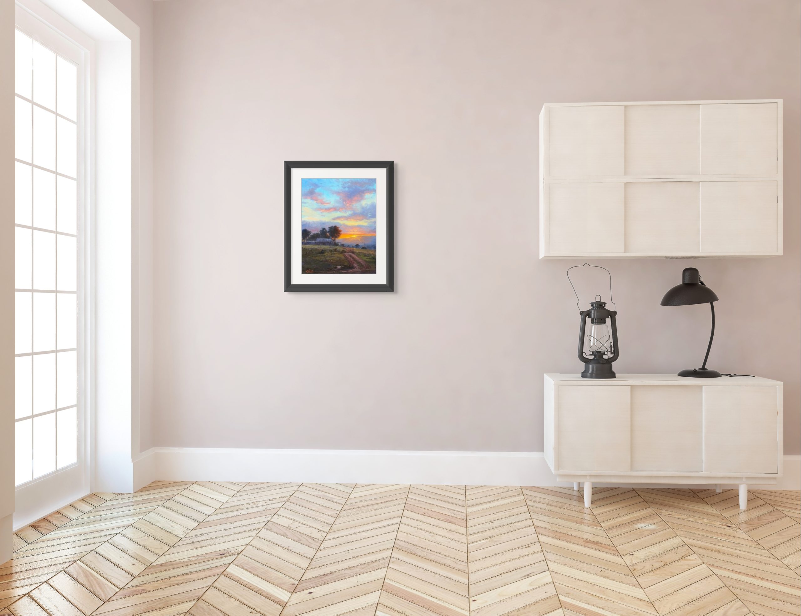 2024p825 Sunset At Mt Little Station, Flinders Ranges