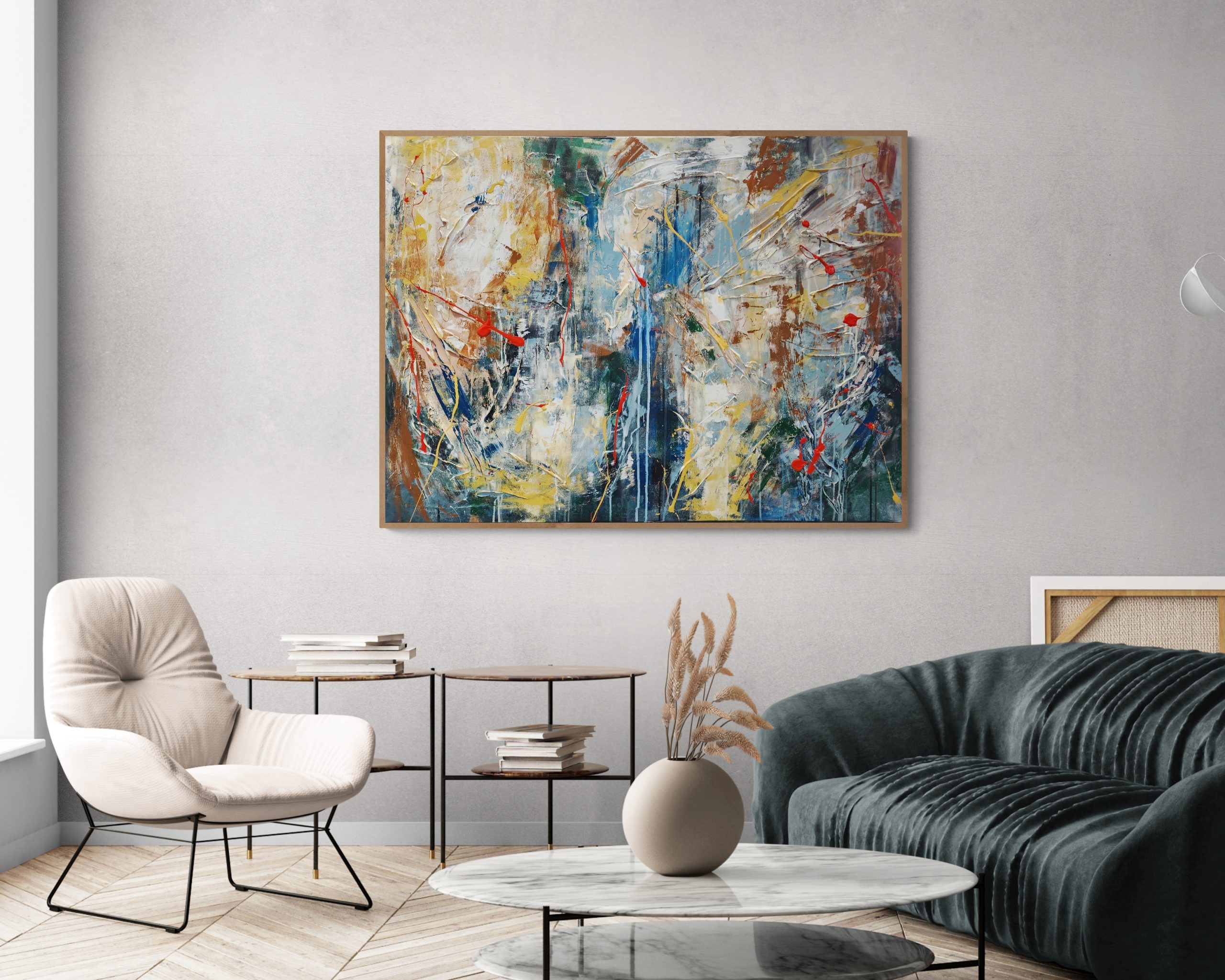 Bright Modern Living Room Interior