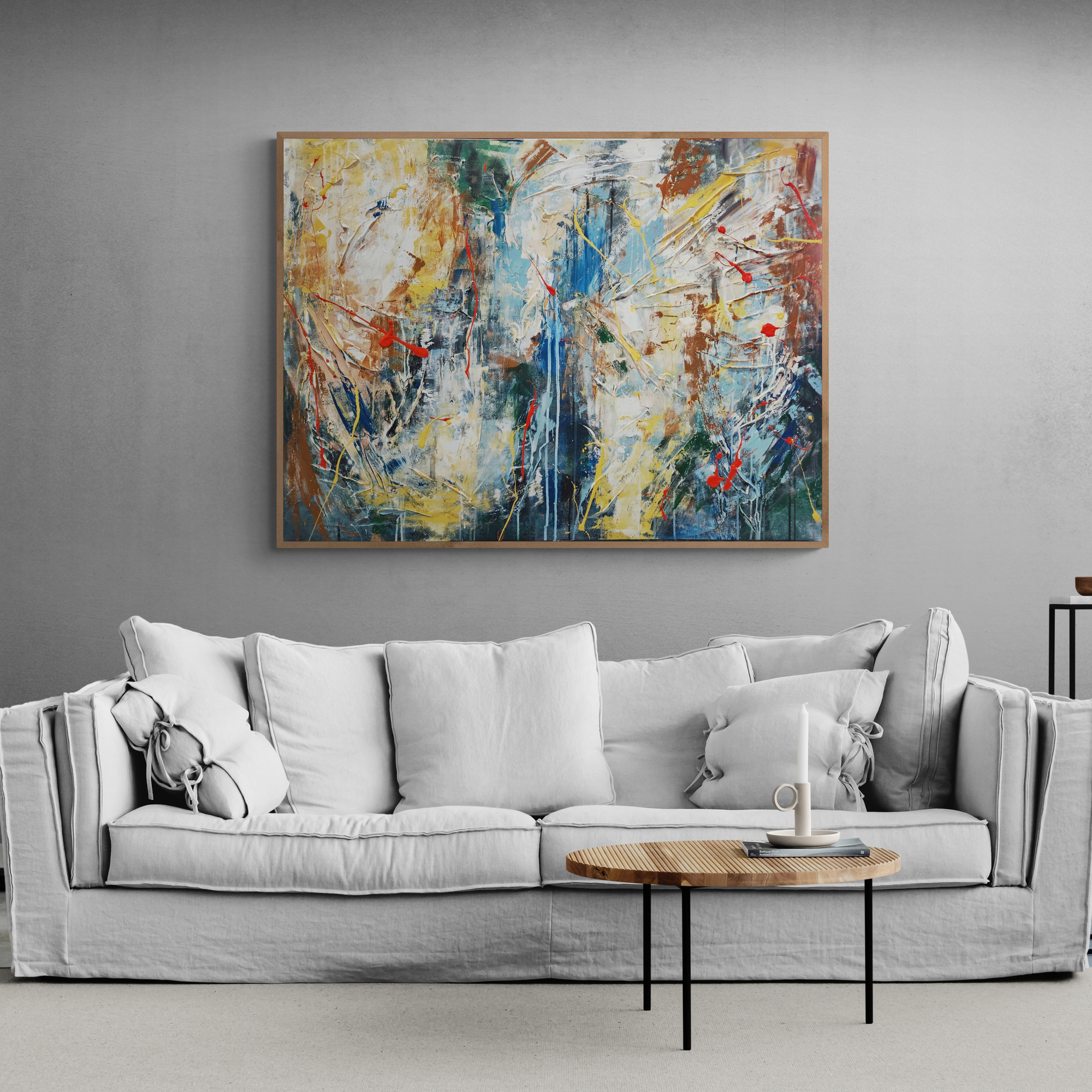 Open Plan Industrial Style Living Room 5