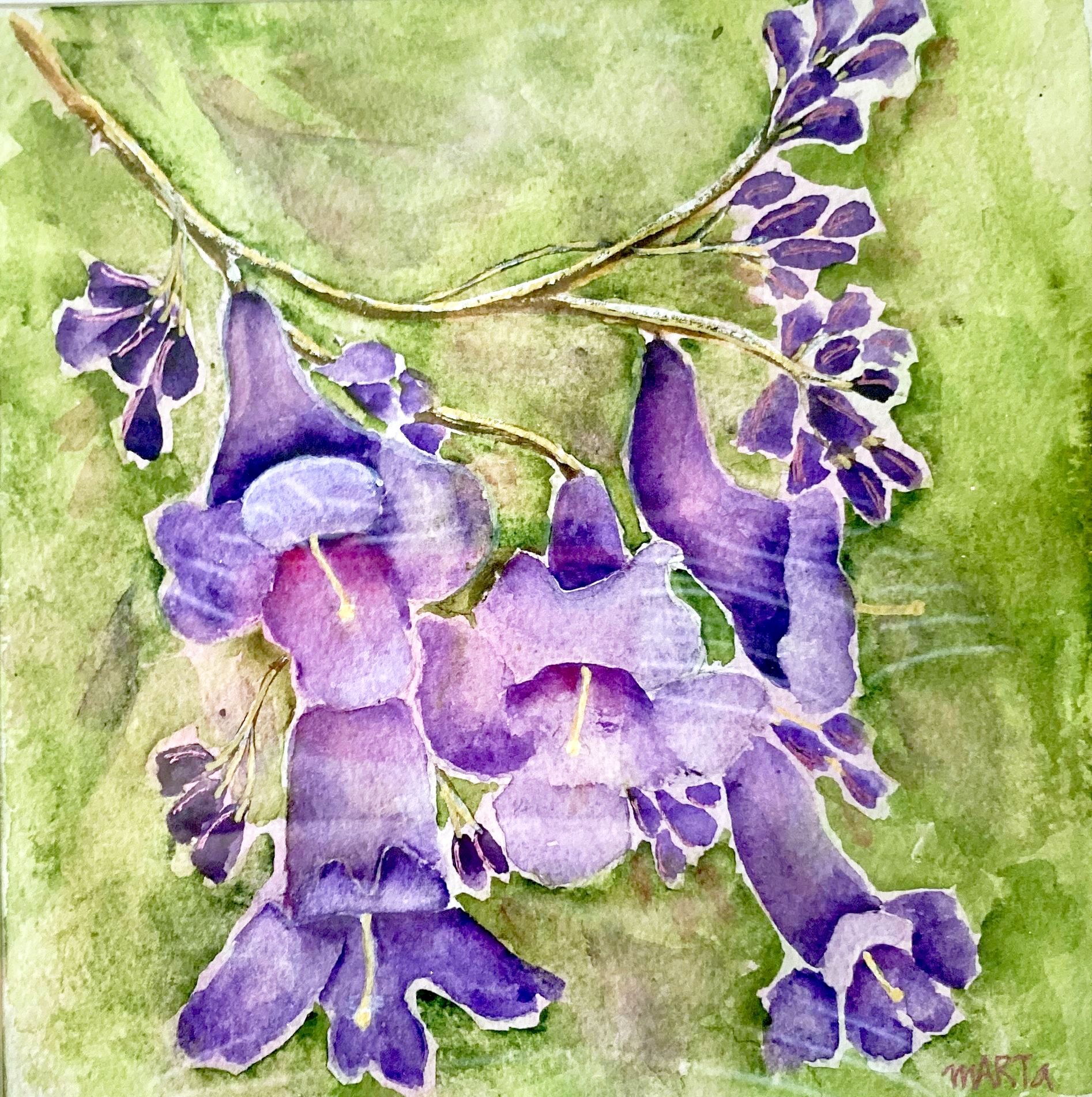 Mbj 405 Jacaranda Unframed